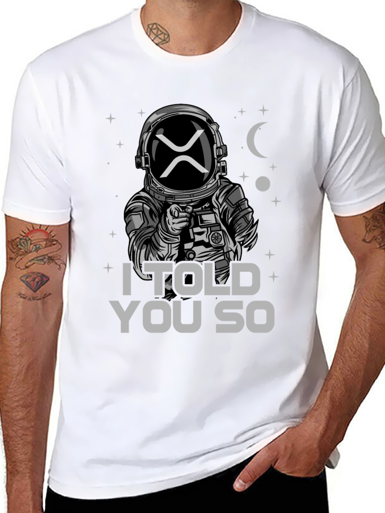 Ripple XRP Astronaut T-Shirt - I Told You So
