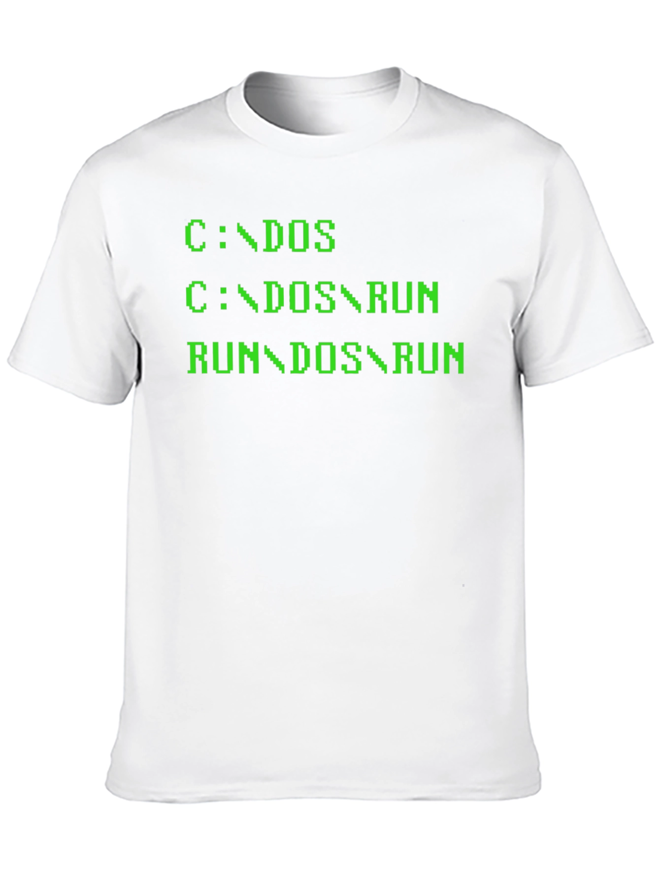 Retro DOS Command Line T-Shirt - Geeky Programmer Tee