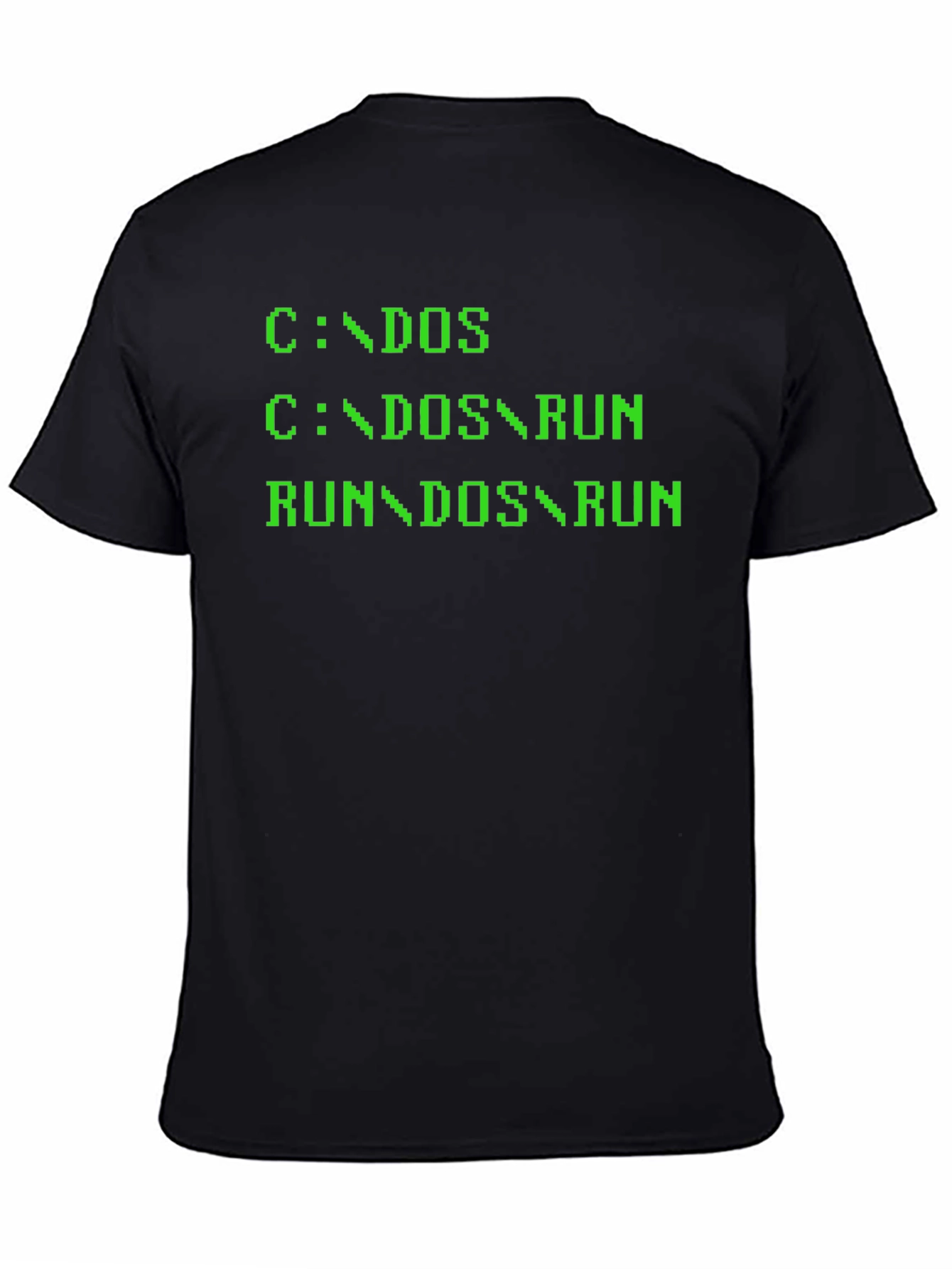 Retro DOS Command Line T-Shirt - Geeky Programmer Tee
