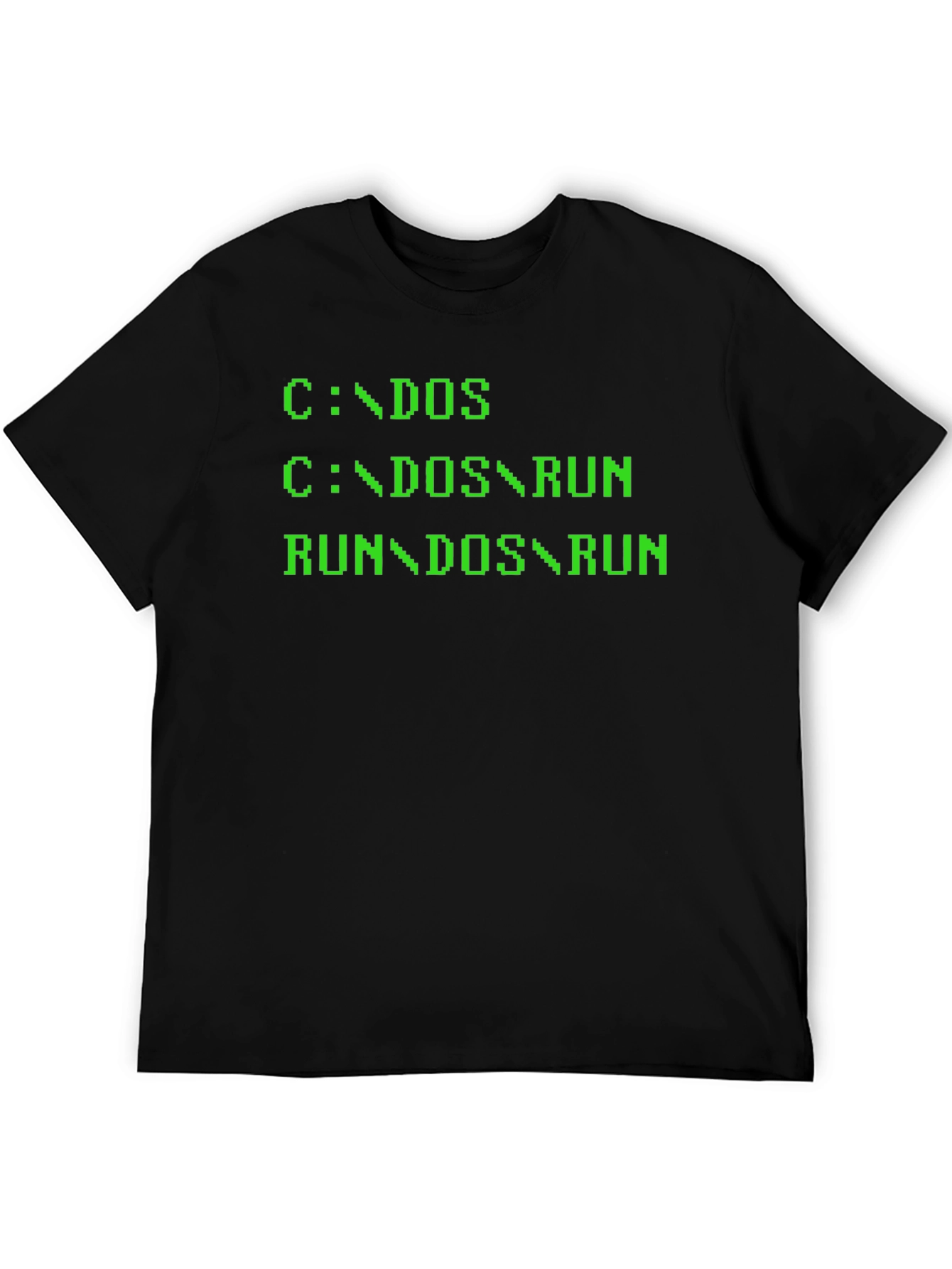 Retro DOS Command Line T-Shirt - Geeky Programmer Tee