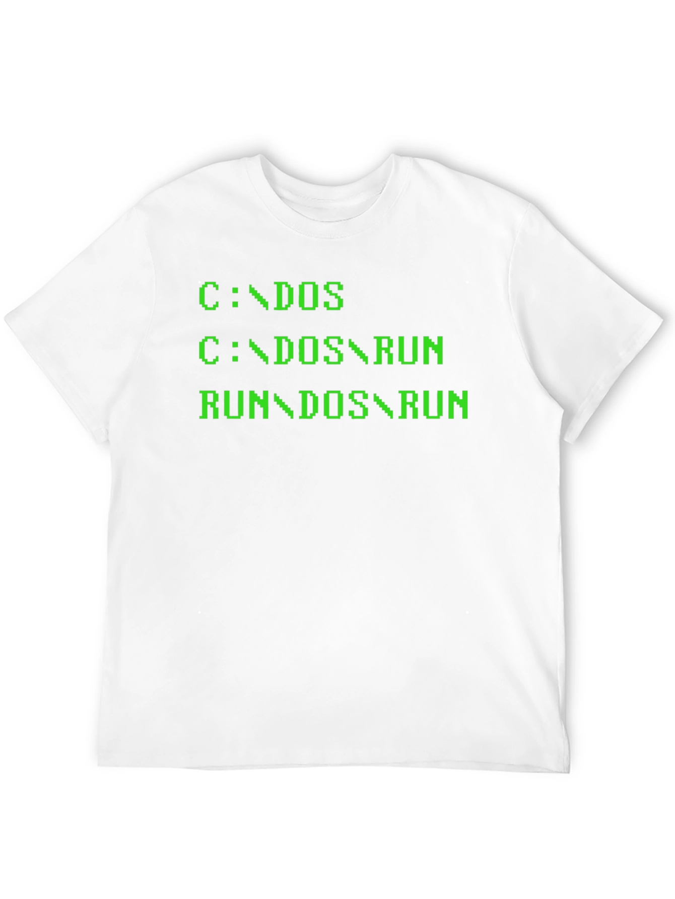 Retro DOS Command Line T-Shirt - Geeky Programmer Tee