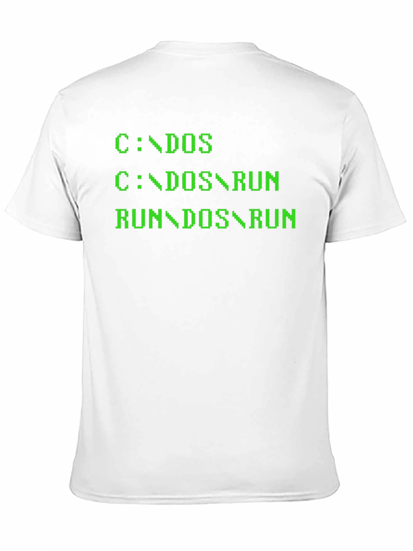 Retro DOS Command Line T-Shirt - Geeky Programmer Tee