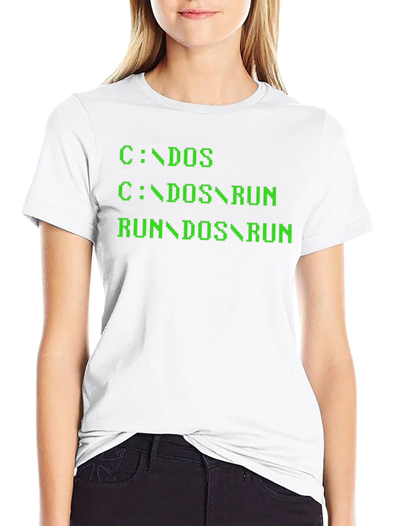 Retro DOS Command Line T-Shirt - Geeky Programmer Tee