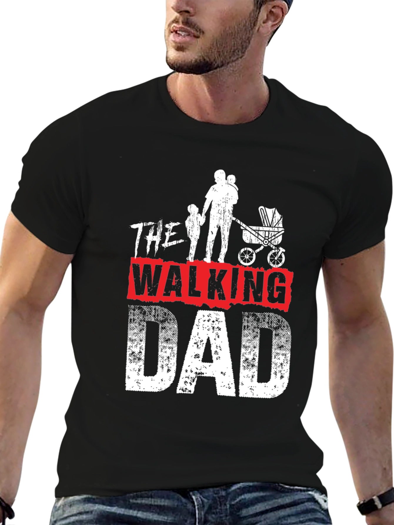 The Walking Dad Graphic T-Shirt - Fathers Day Gift