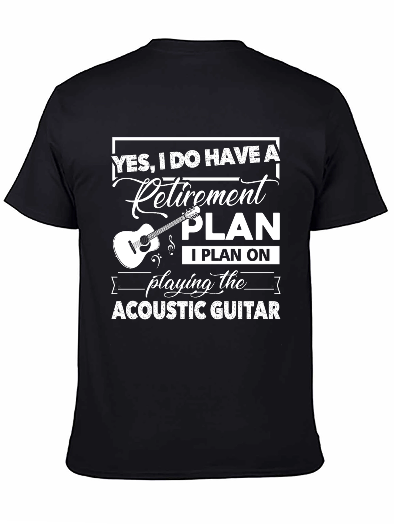 Retirement Plan Acoustic Guitar T-Shirt