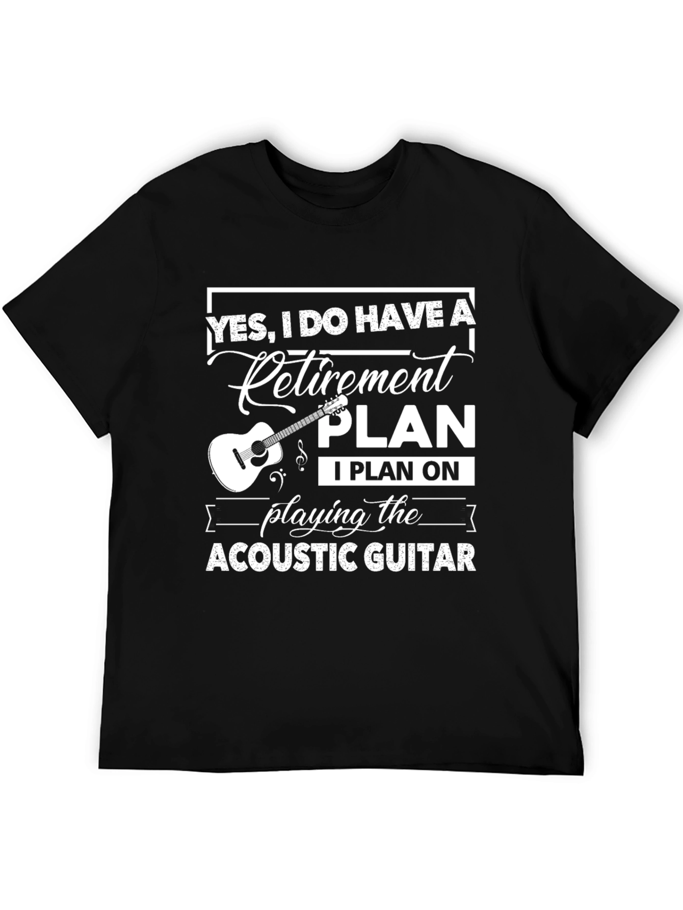 Retirement Plan Acoustic Guitar T-Shirt