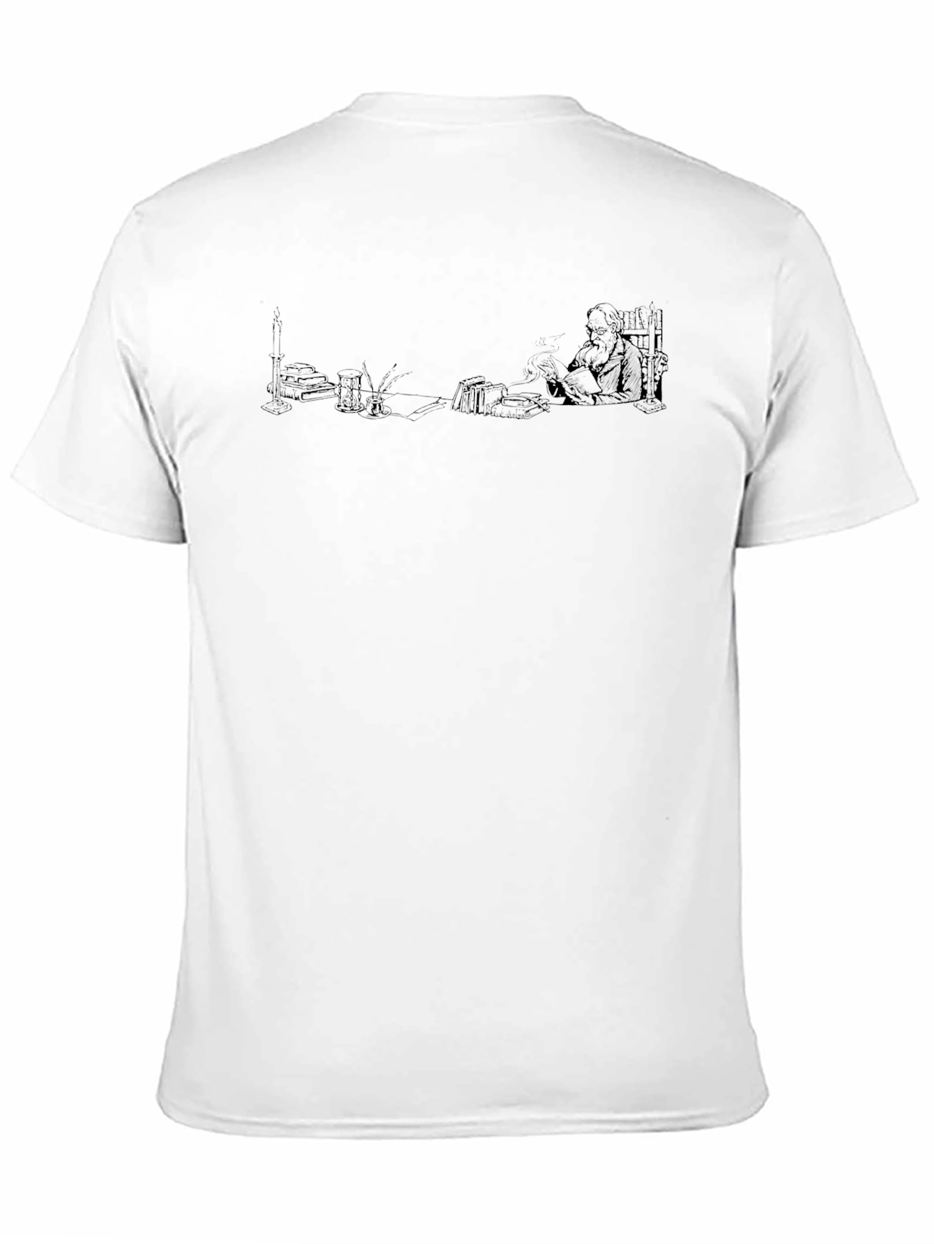 Mens Black Graphic Print T-Shirt