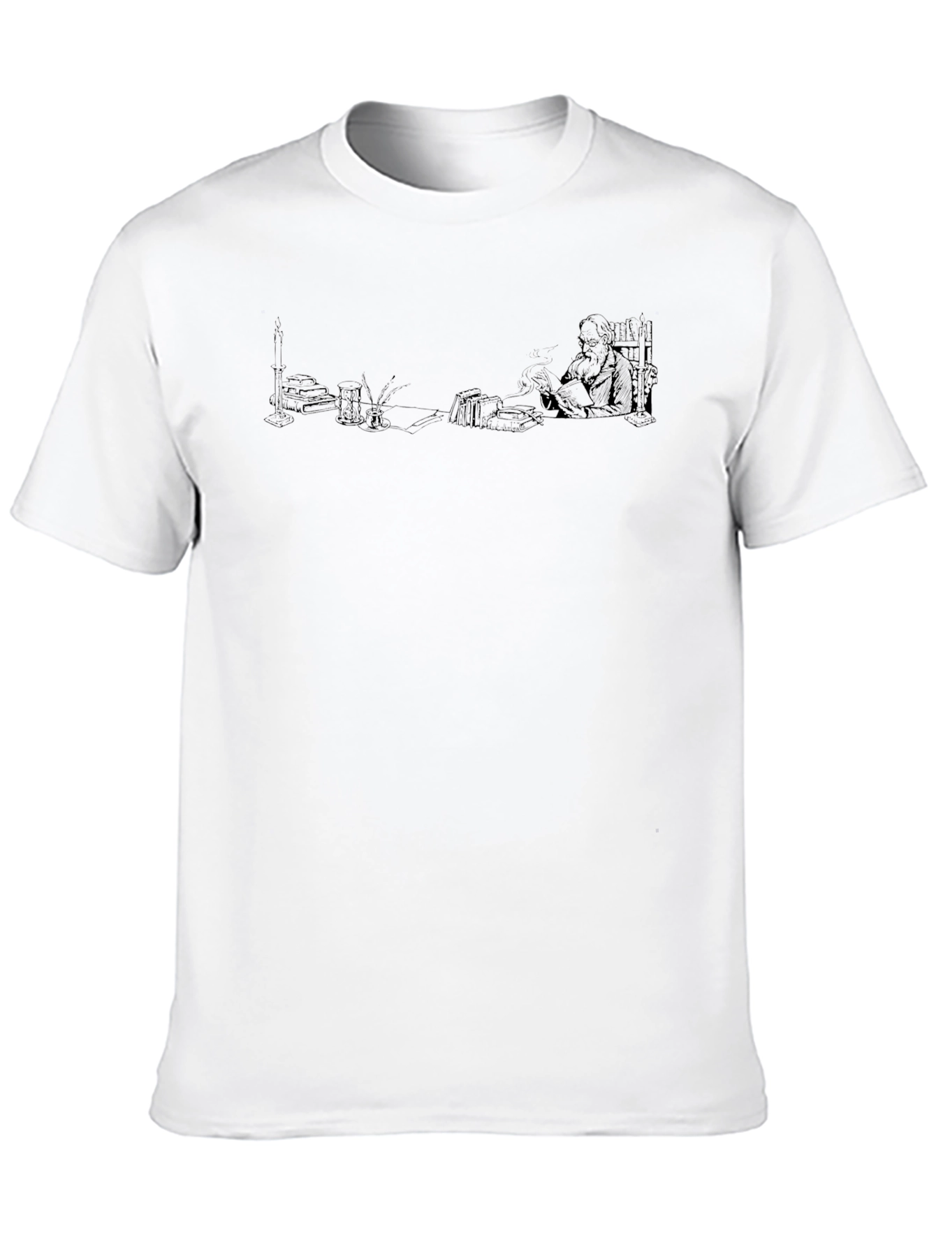 Mens Black Graphic Print T-Shirt