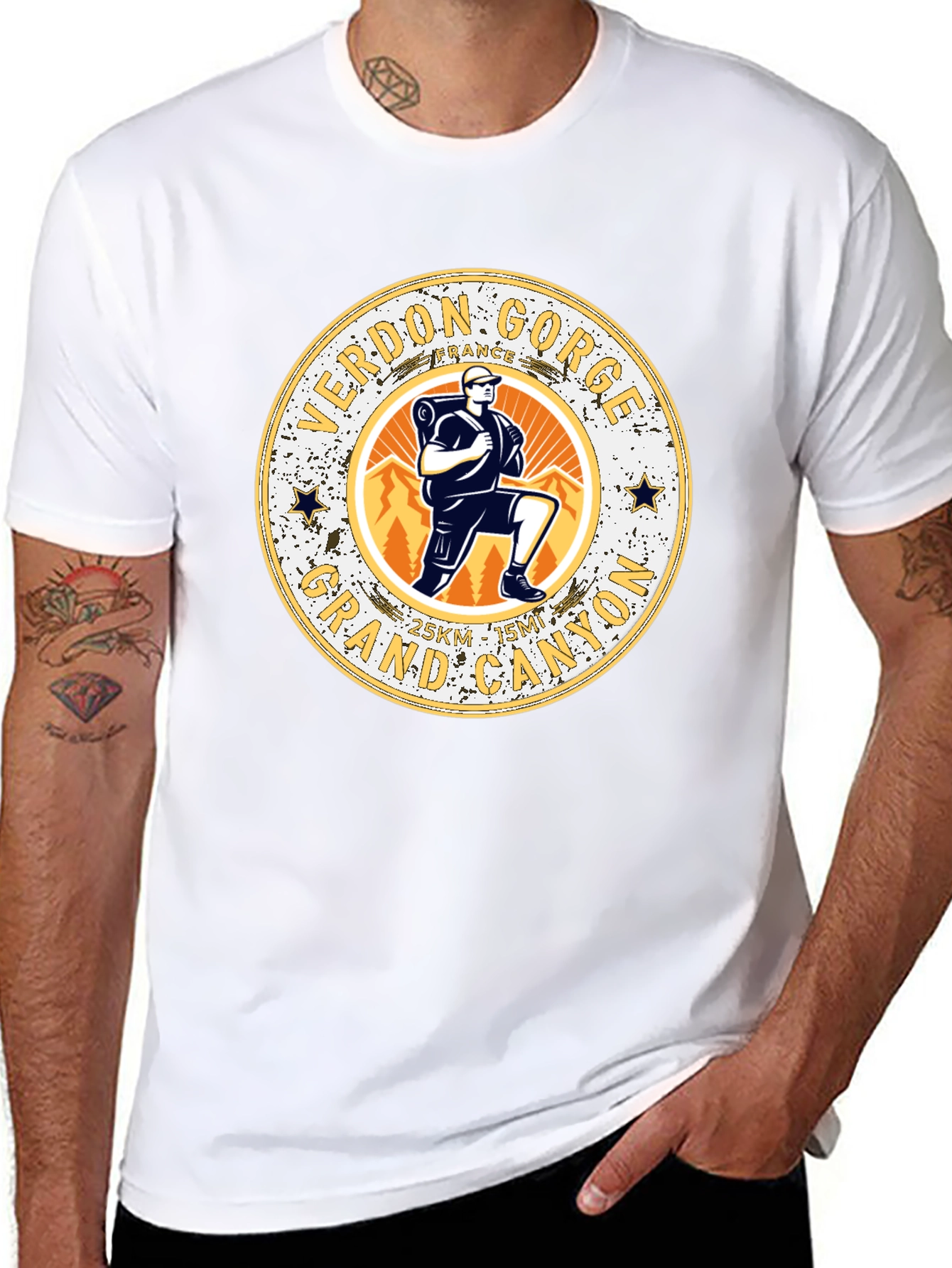 Verdon Gorge Grand Canyon Graphic T-Shirt