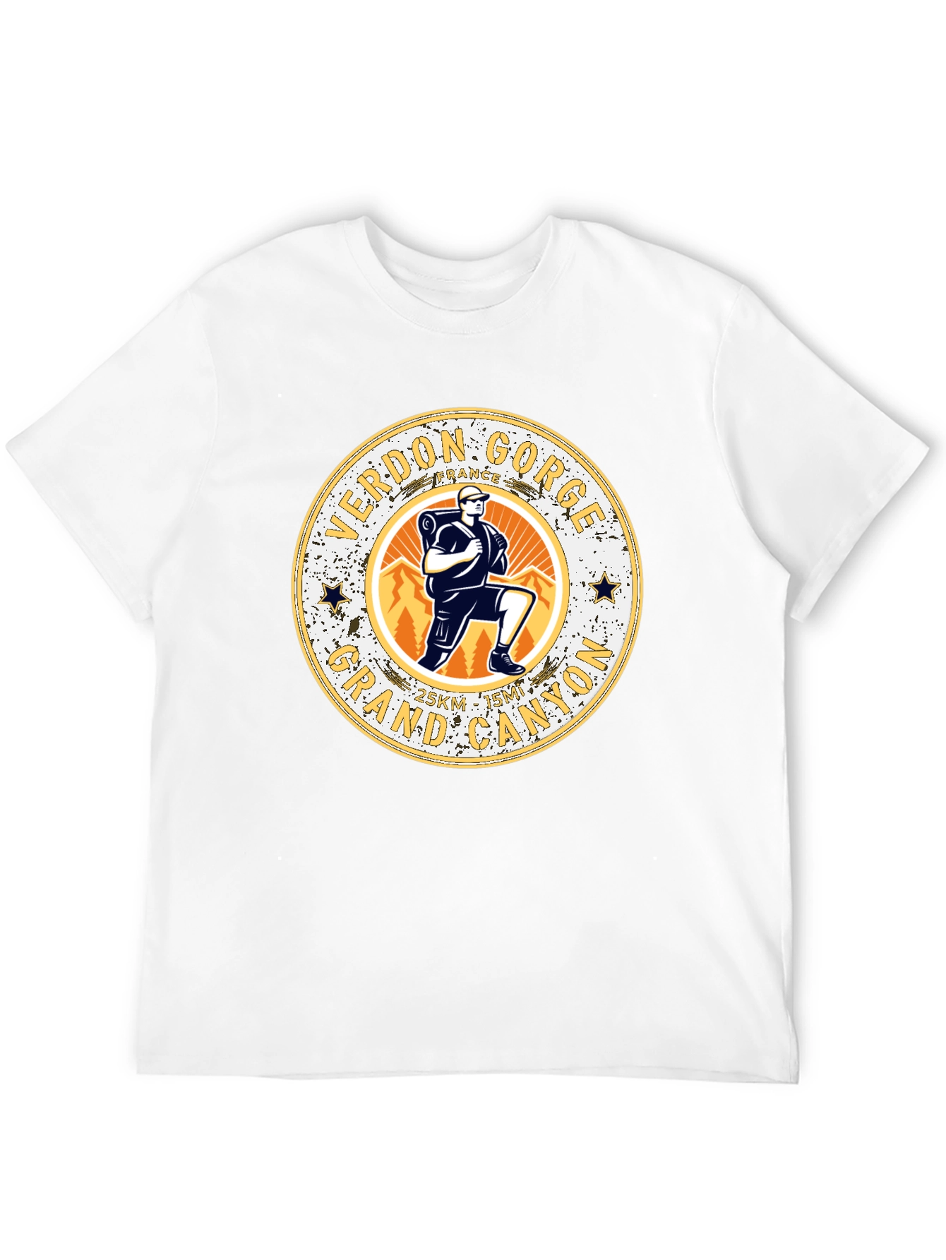 Verdon Gorge Grand Canyon Graphic T-Shirt
