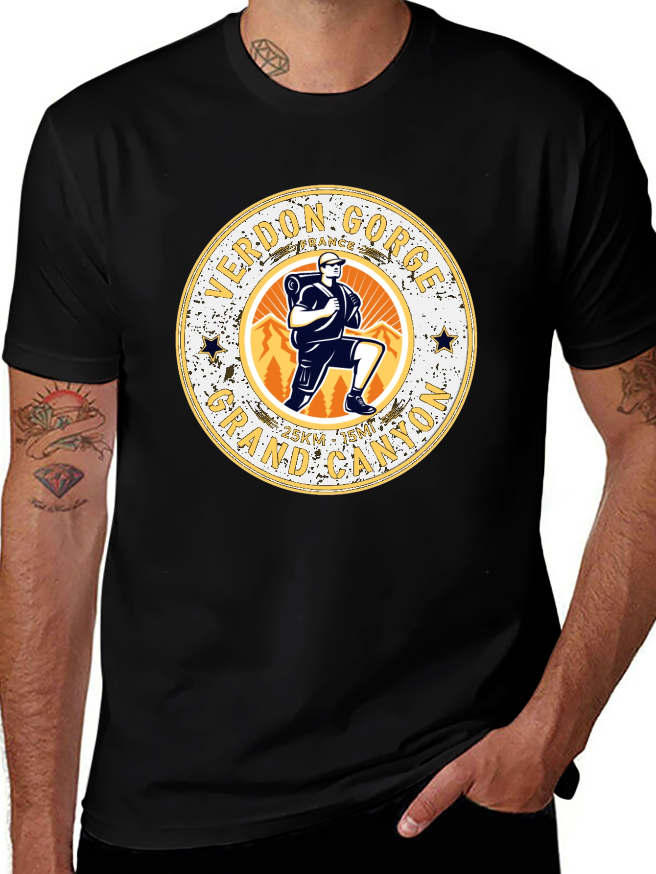 Verdon Gorge Grand Canyon Graphic T-Shirt