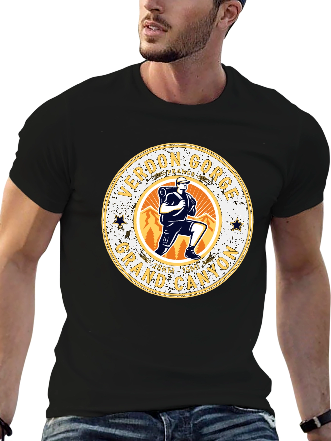 Verdon Gorge Grand Canyon Graphic T-Shirt