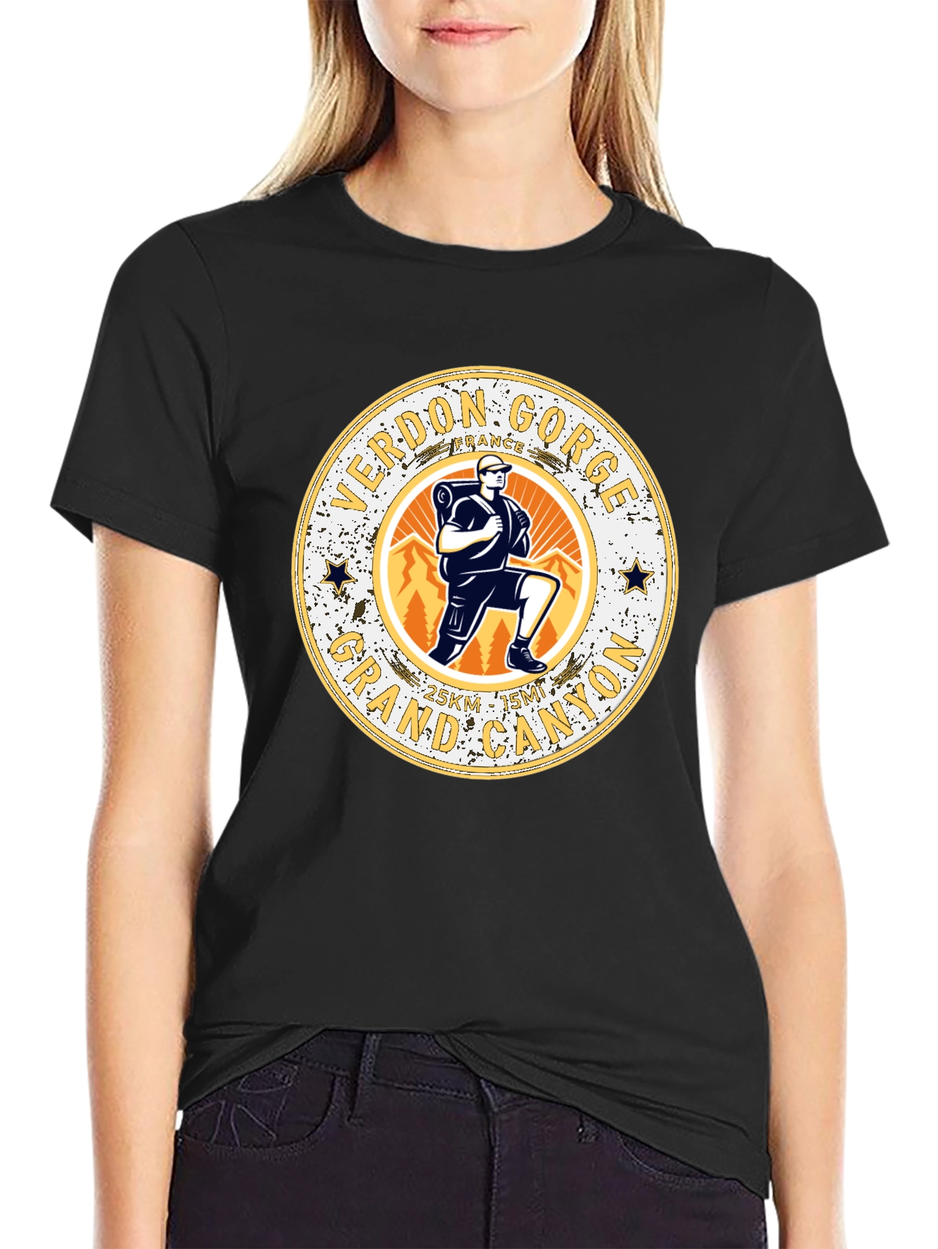 Verdon Gorge Grand Canyon Graphic T-Shirt