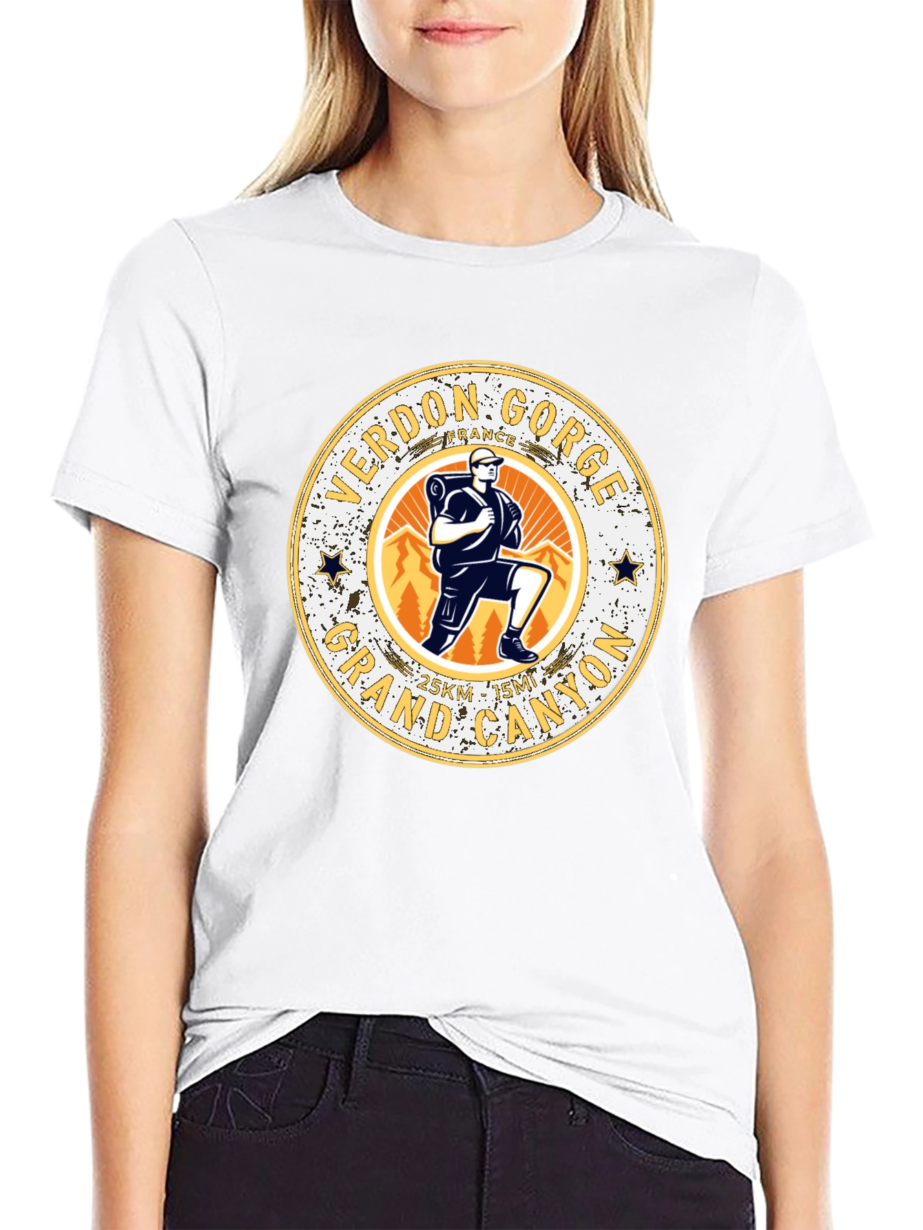 Verdon Gorge Grand Canyon Graphic T-Shirt