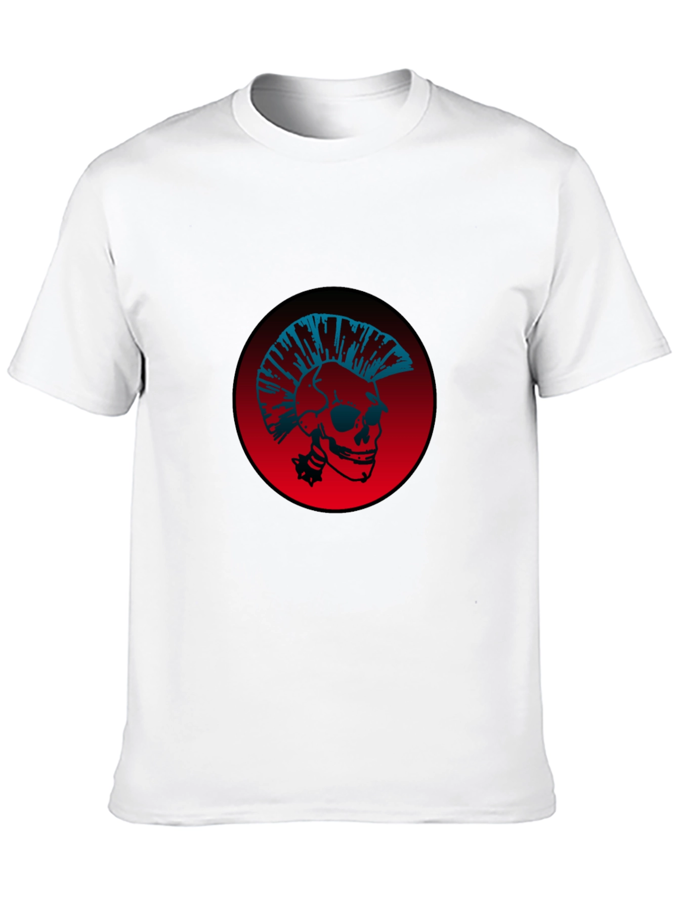 Punk Skull Graphic Tee - Edgy Streetwear