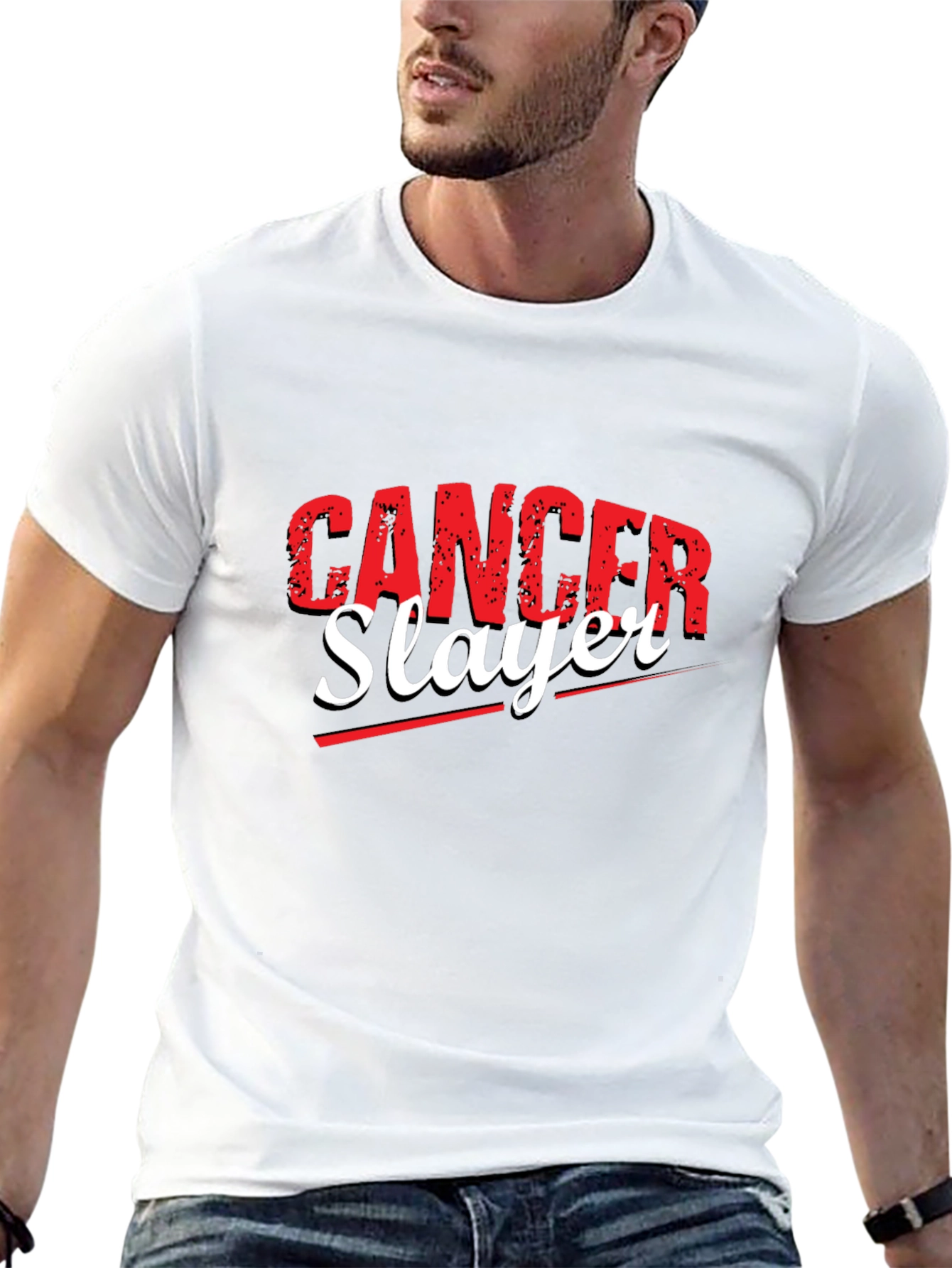 Cancer Slayer Graphic T-Shirt