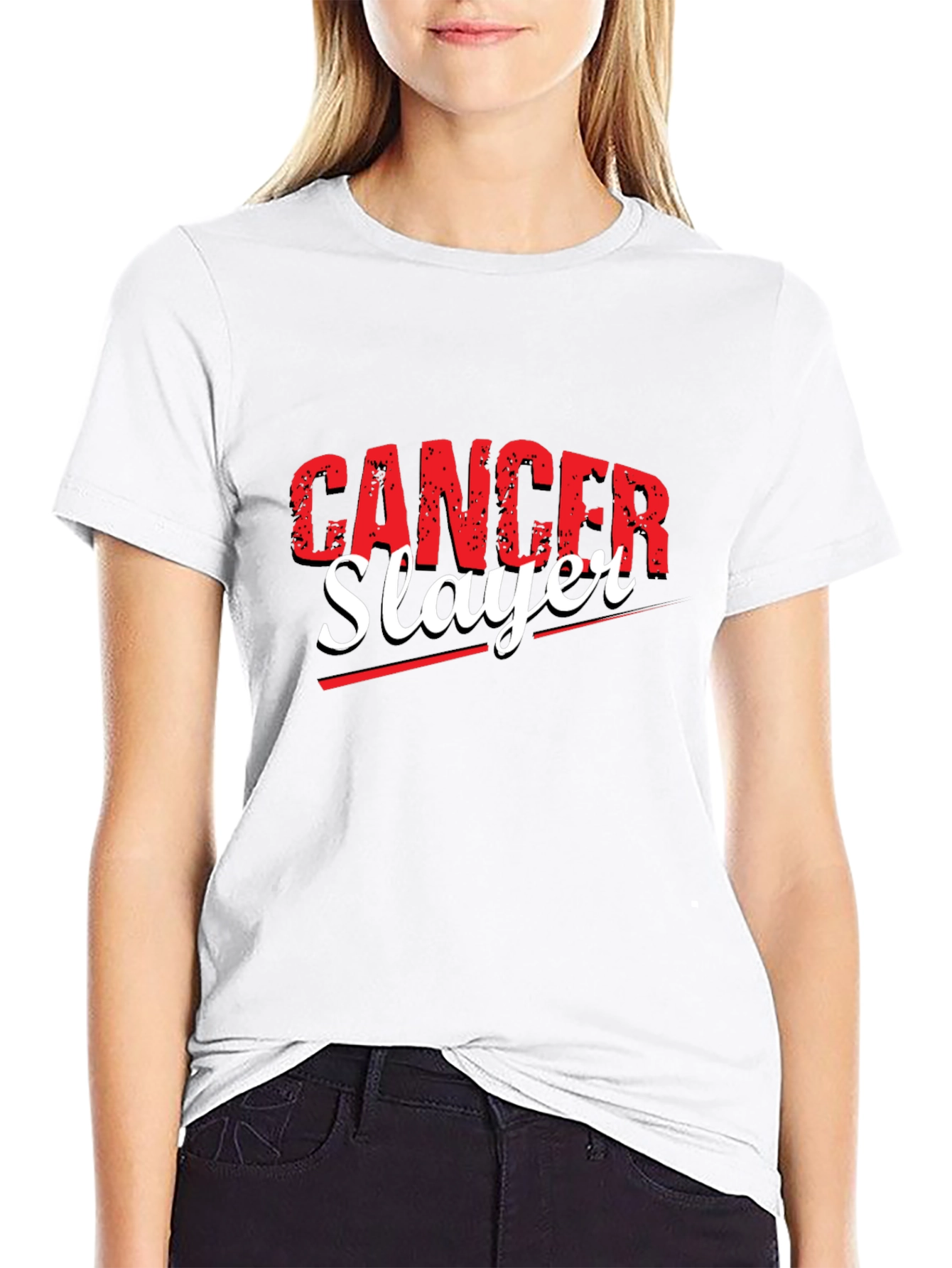 Cancer Slayer Graphic T-Shirt