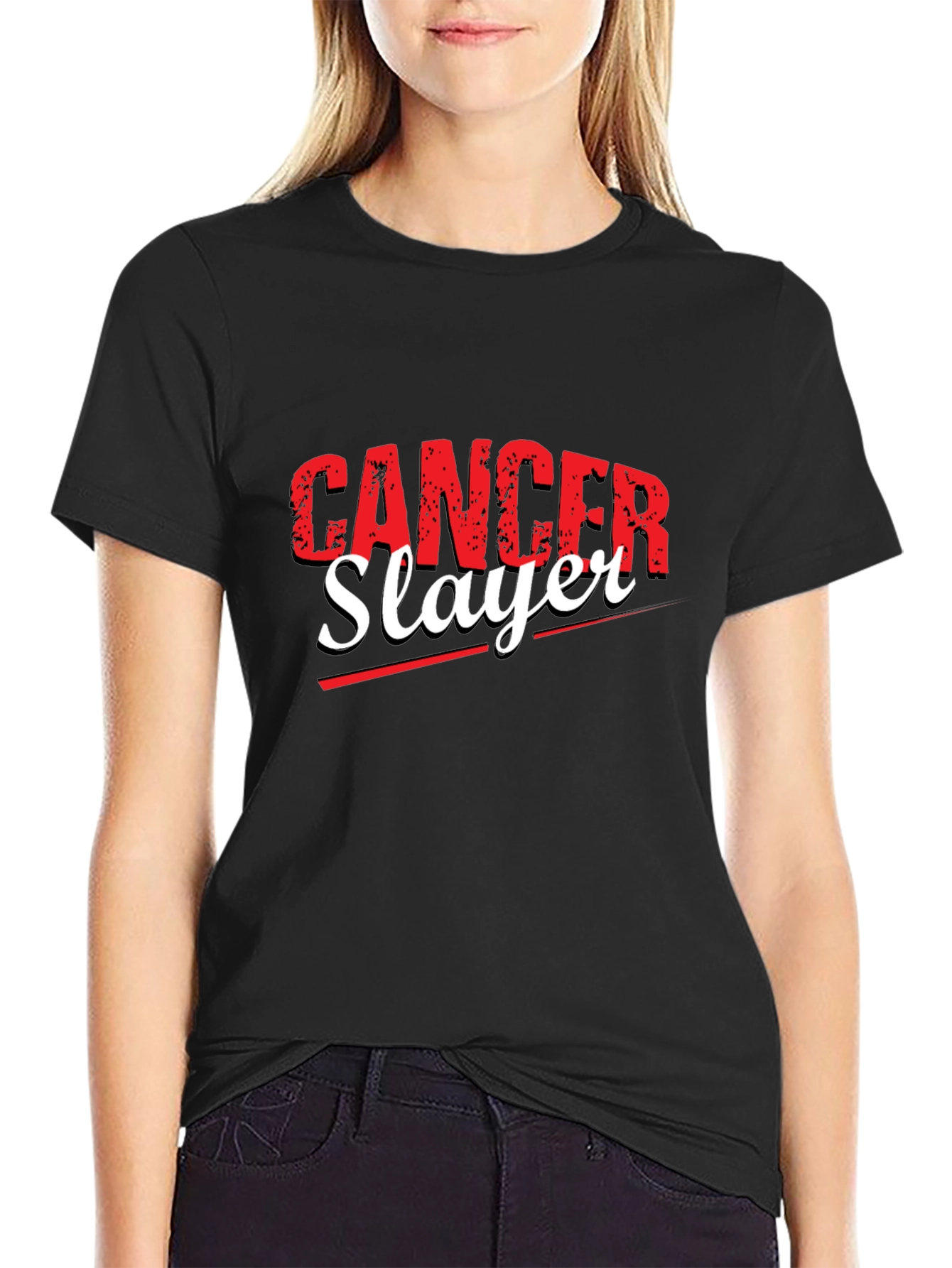 Cancer Slayer Graphic T-Shirt