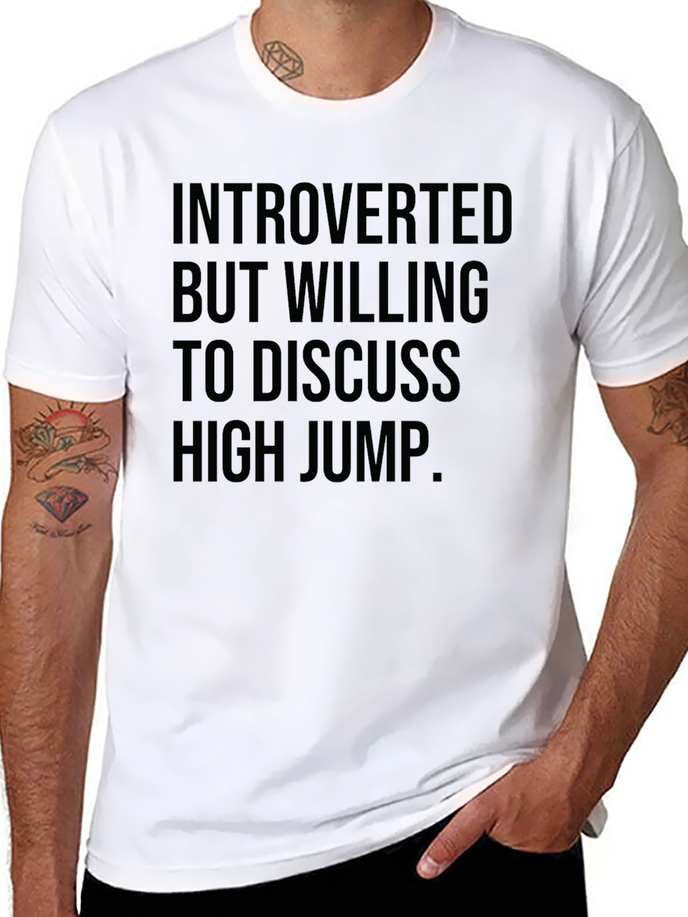 Introverted High Jump Tee