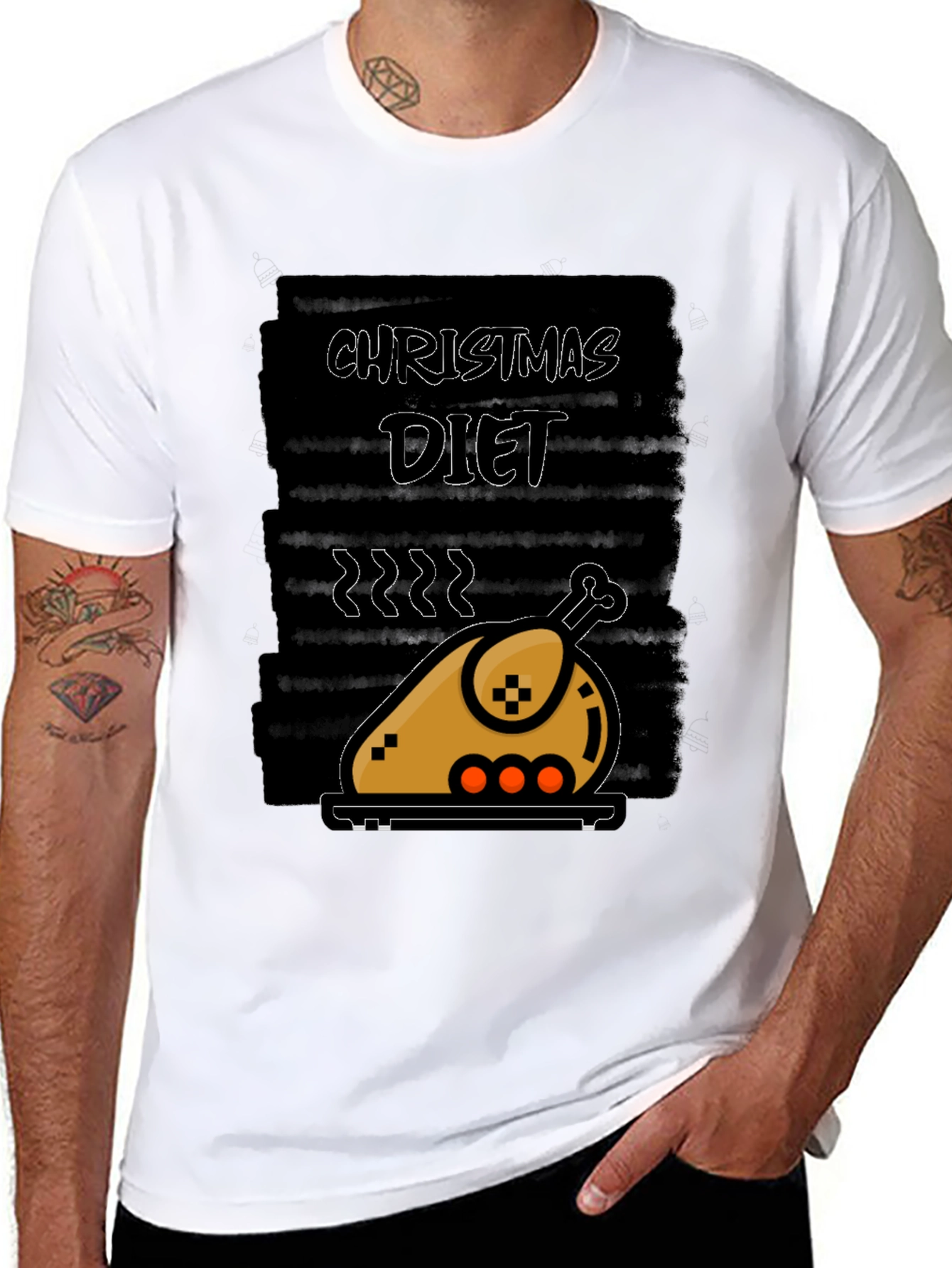 Christmas Diet T-Shirt Funny Holiday Tee