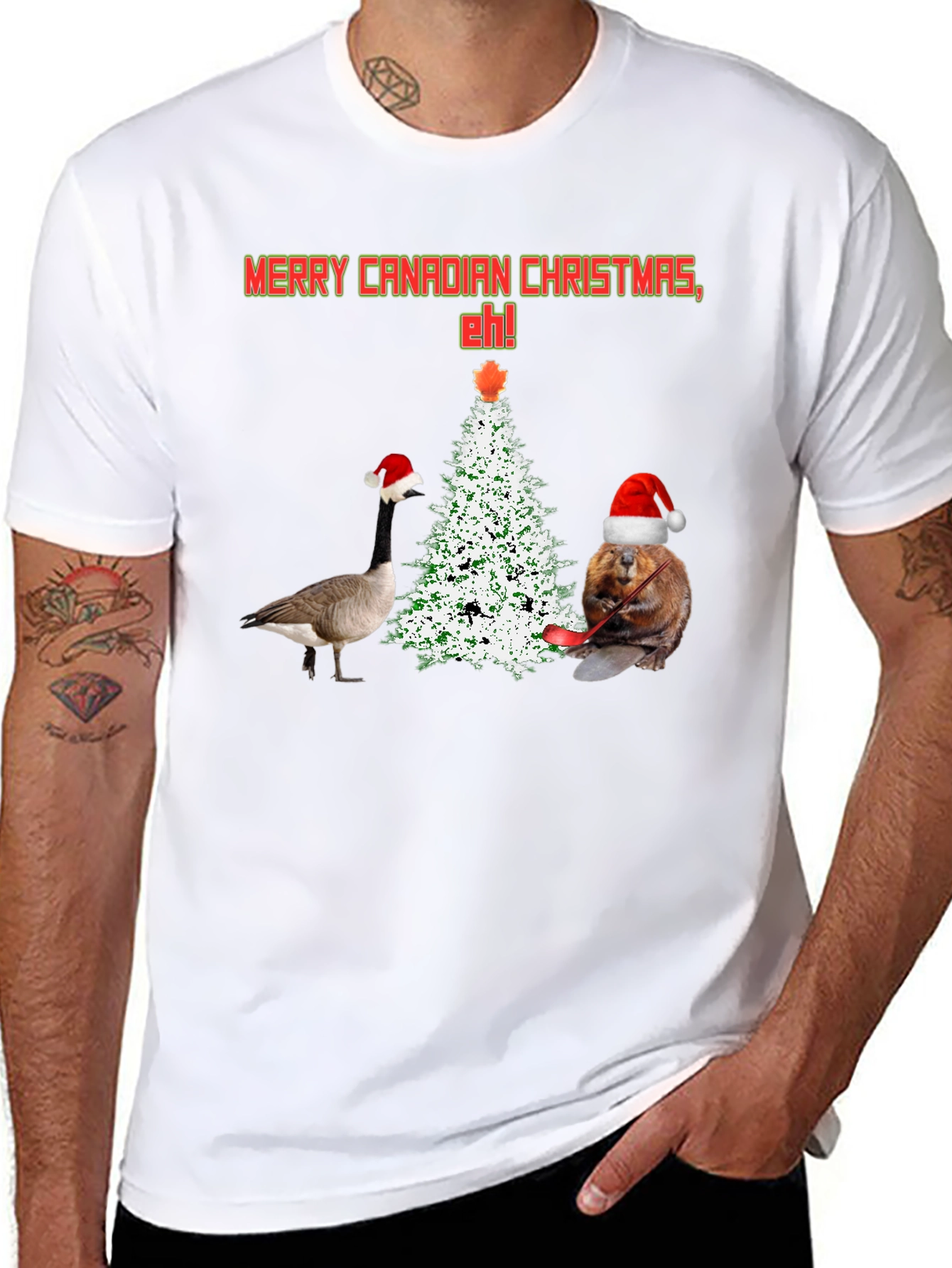 Merry Canadian Christmas T-Shirt