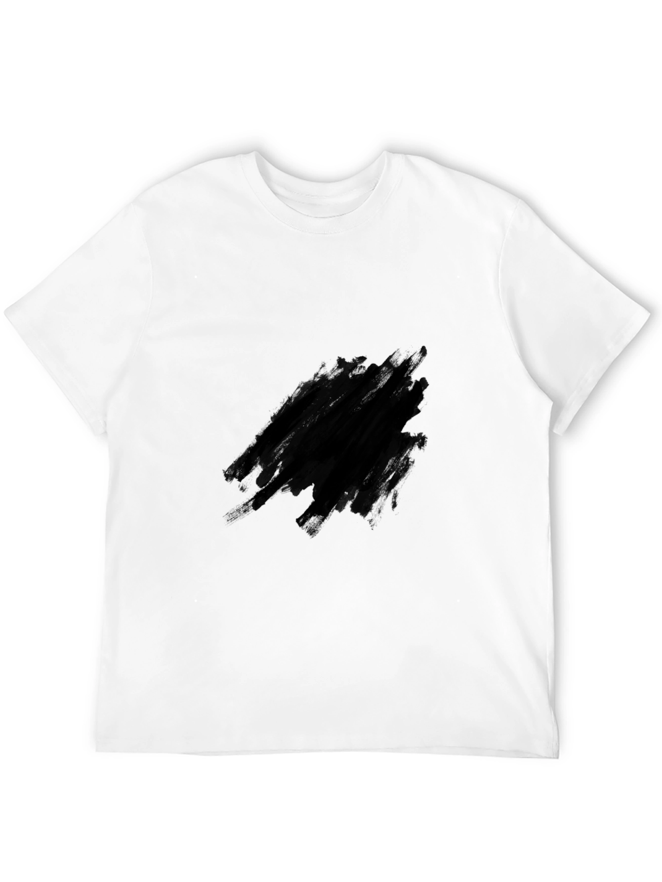 Mens Black Crew Neck T-Shirt