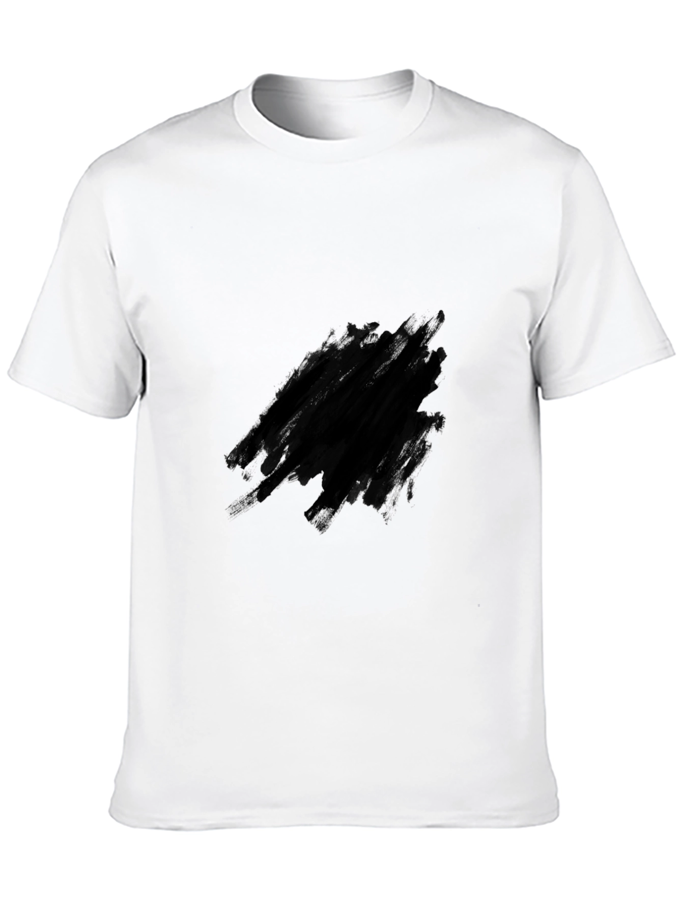 Mens Black Crew Neck T-Shirt