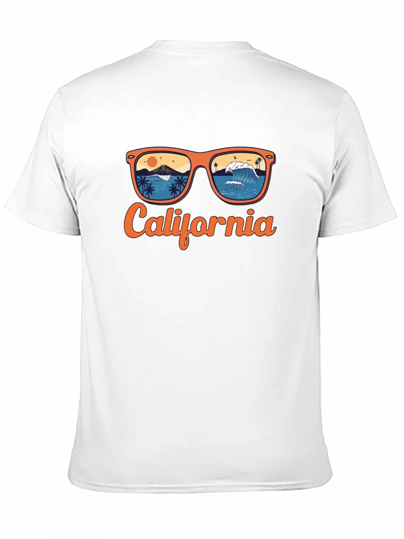 California Beach Sunglasses Graphic T-Shirt