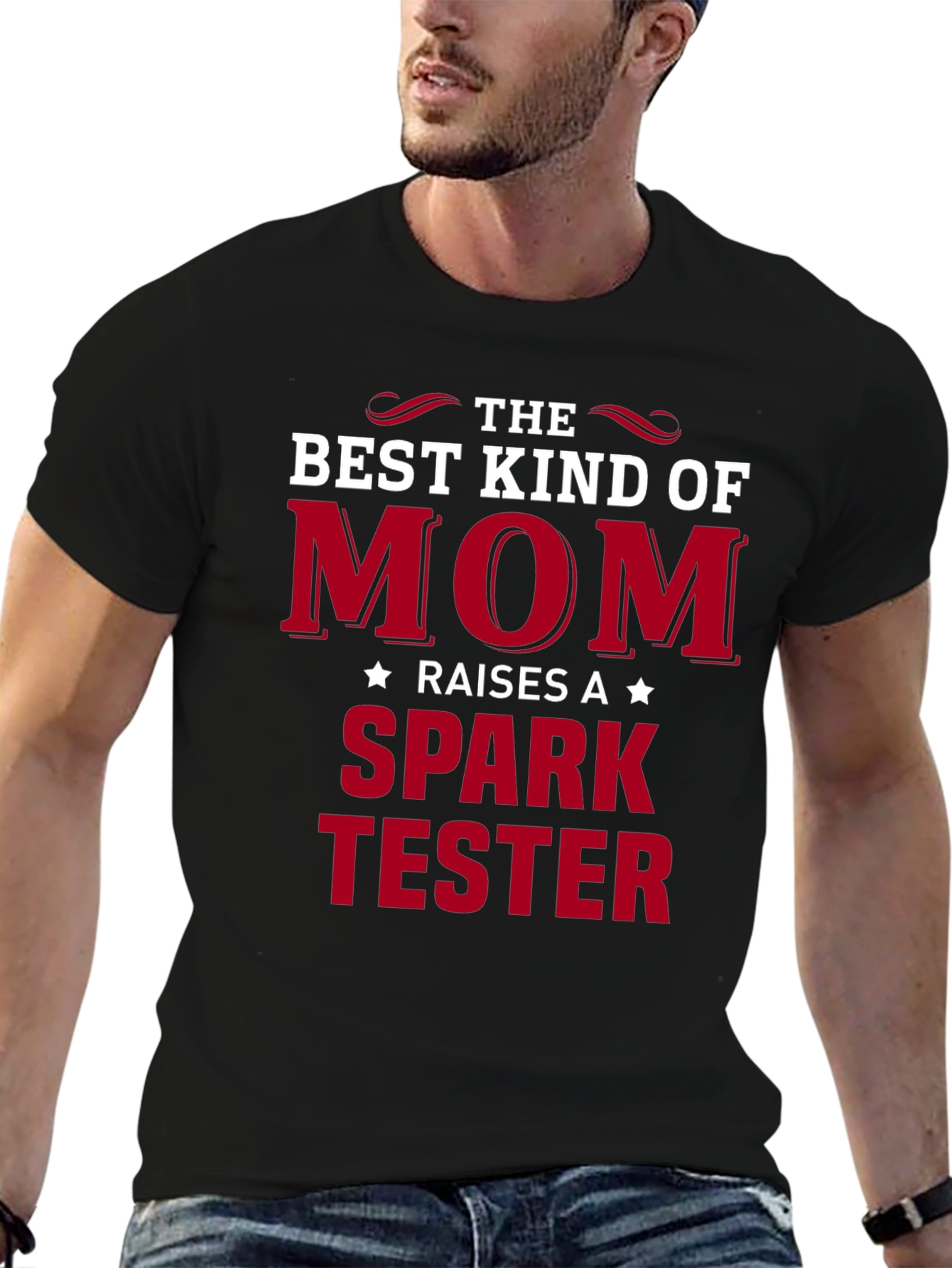Best Kind of Mom Spark Tester T-Shirt