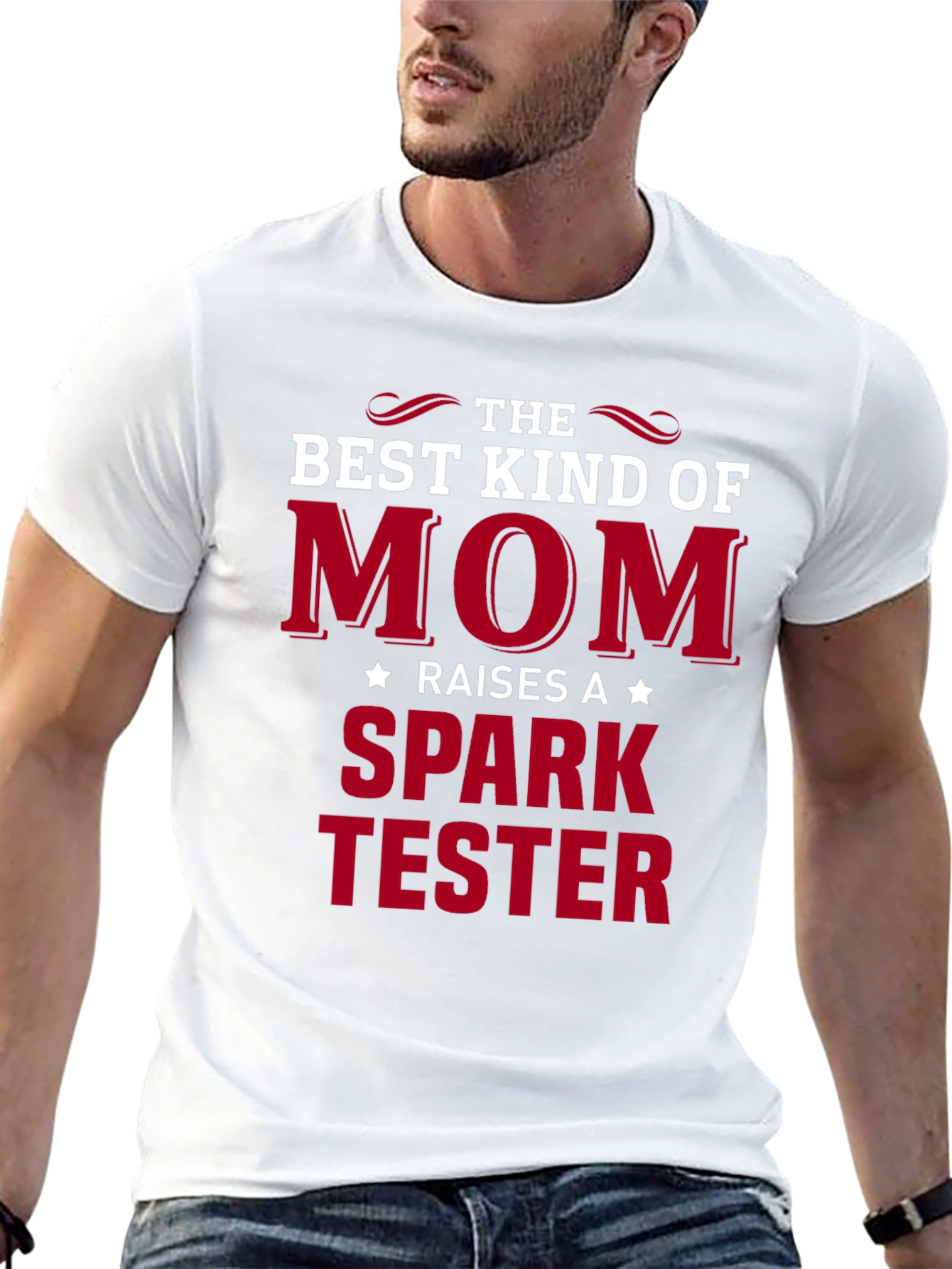 Best Kind of Mom Spark Tester T-Shirt