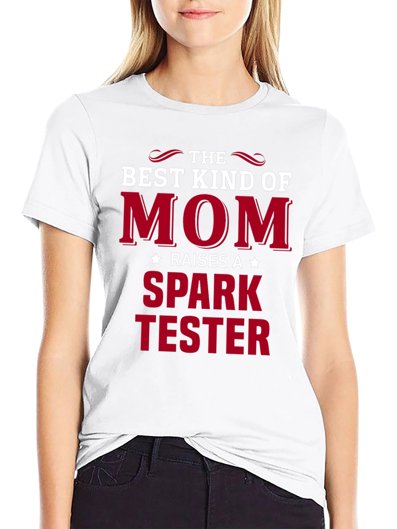 Best Kind of Mom Spark Tester T-Shirt