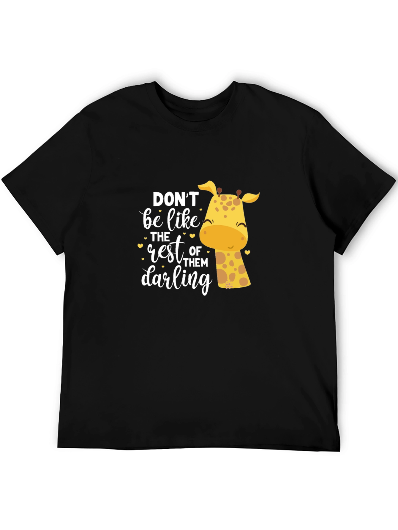 Be Unique Giraffe Graphic Tee
