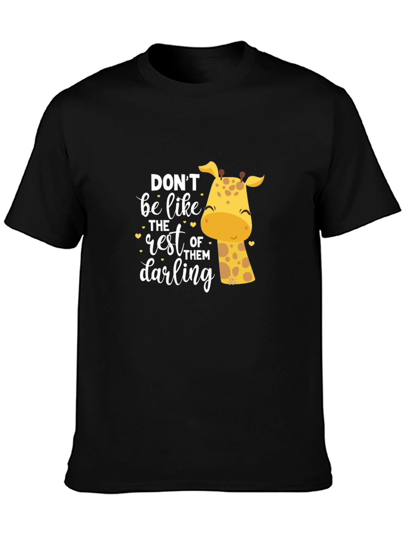 Be Unique Giraffe Graphic Tee
