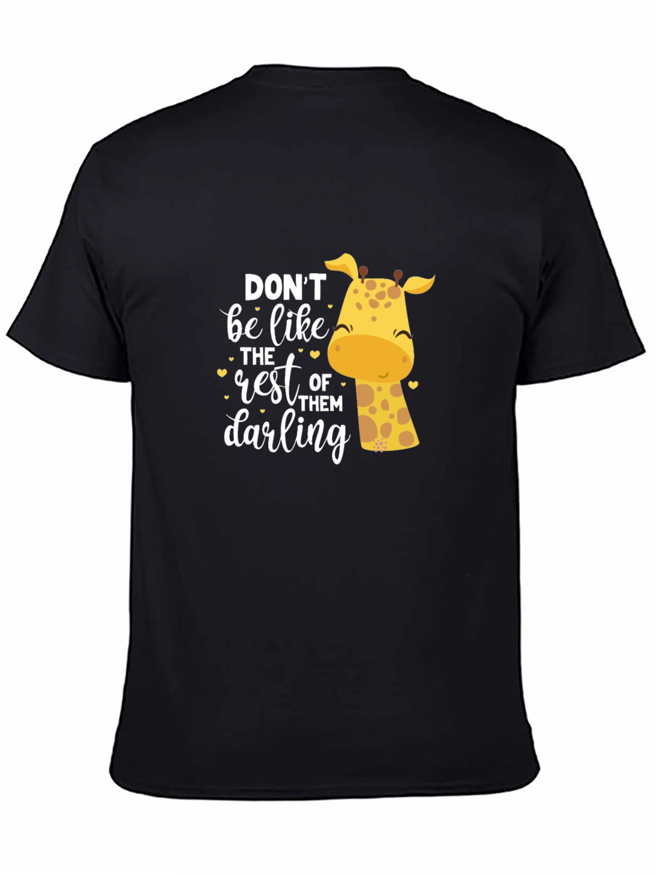 Be Unique Giraffe Graphic Tee