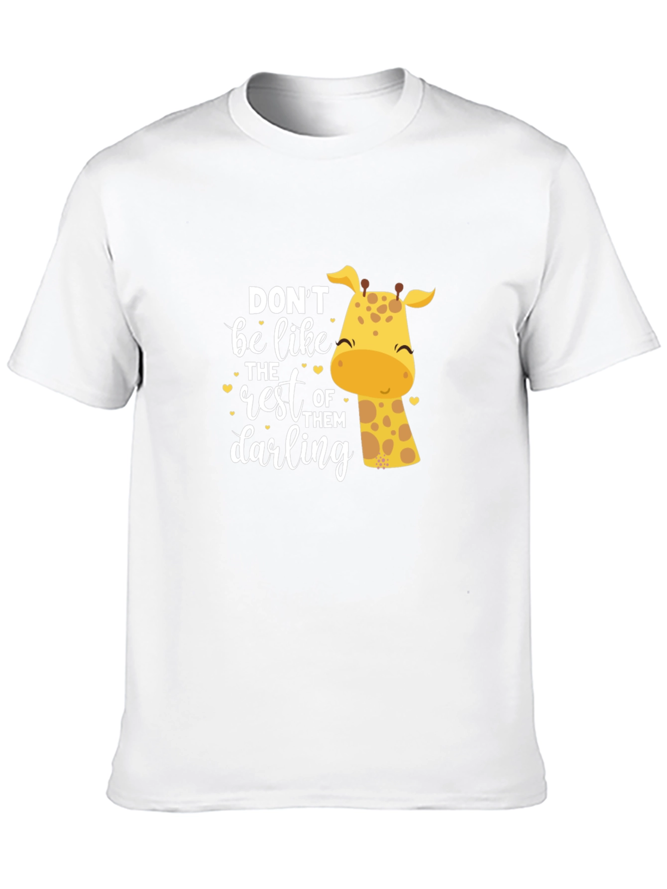 Be Unique Giraffe Graphic Tee