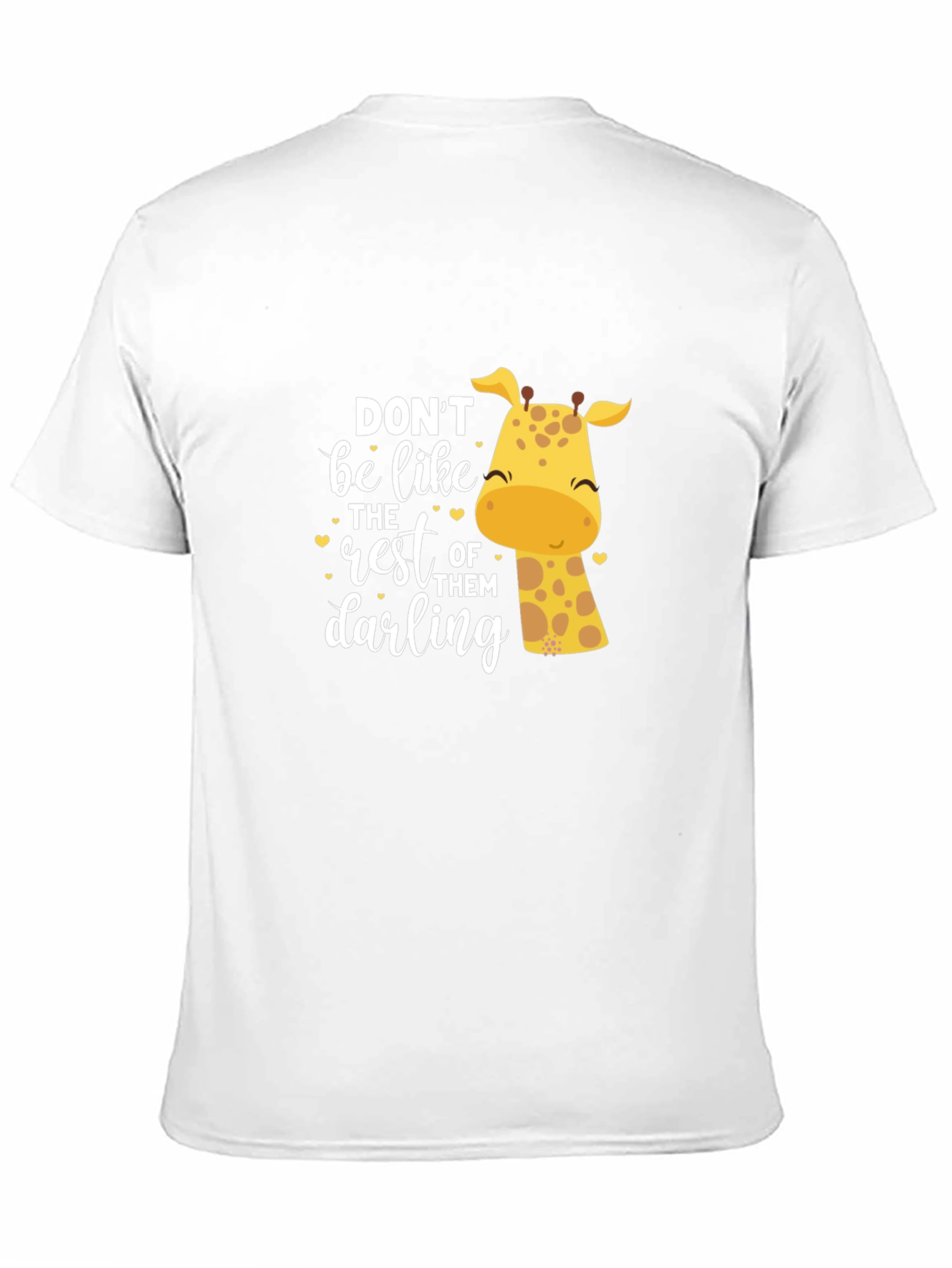Be Unique Giraffe Graphic Tee