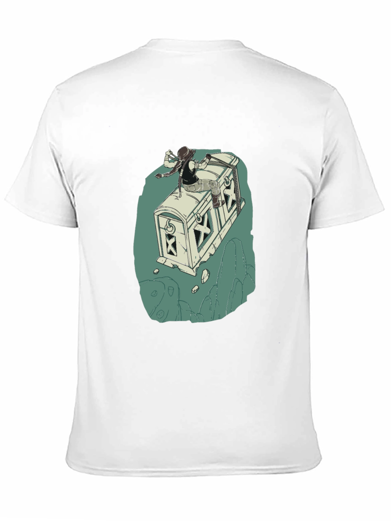 Adventurers Chest T-Shirt - Black Cotton Blend