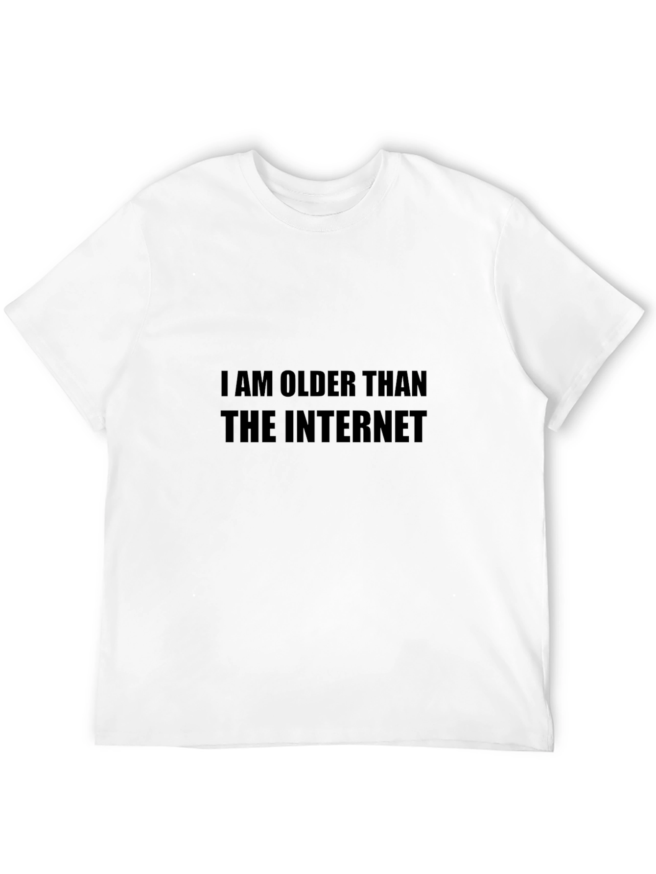 I am Older than the Internet Black T-Shirt