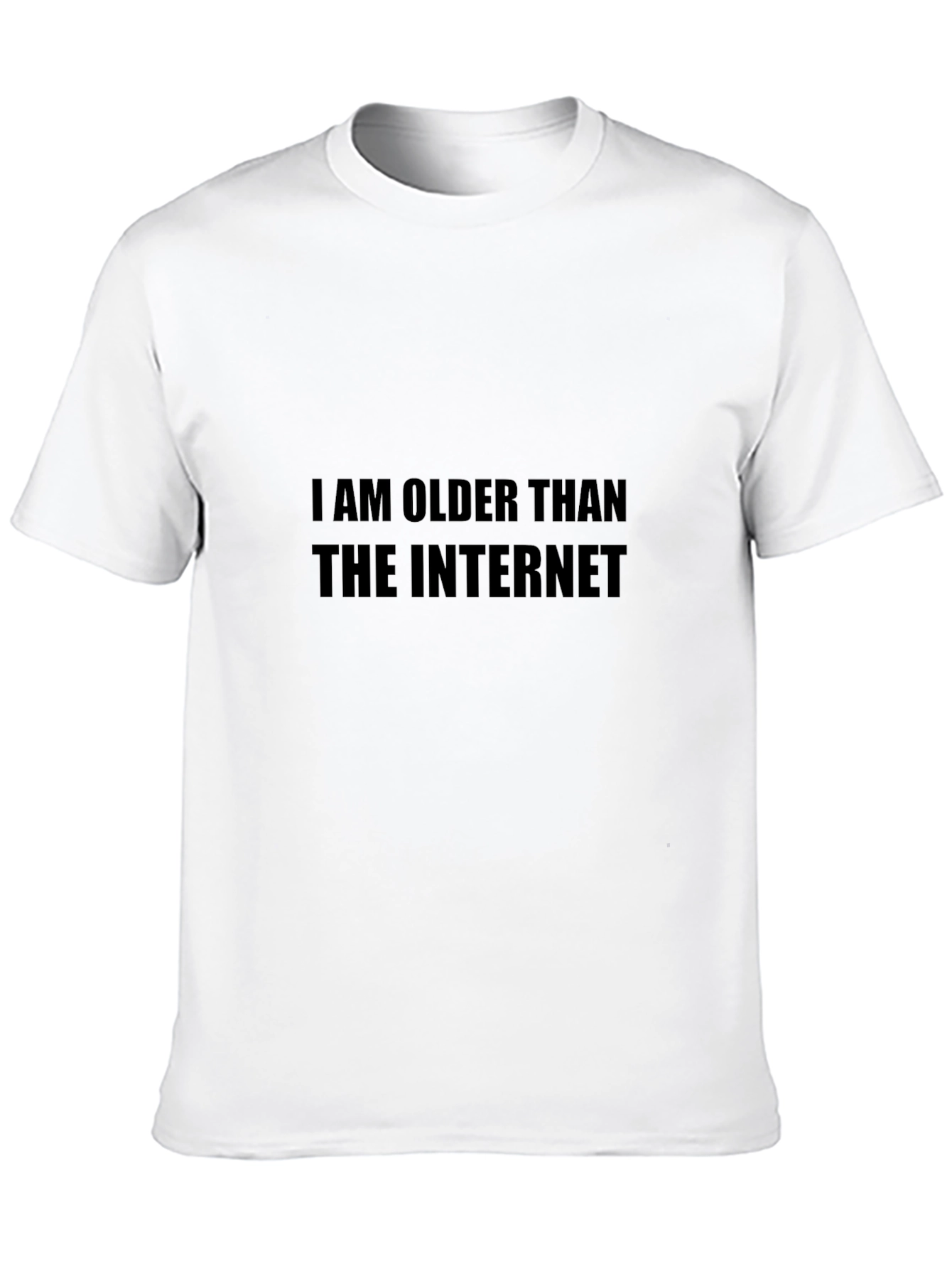 I am Older than the Internet Black T-Shirt