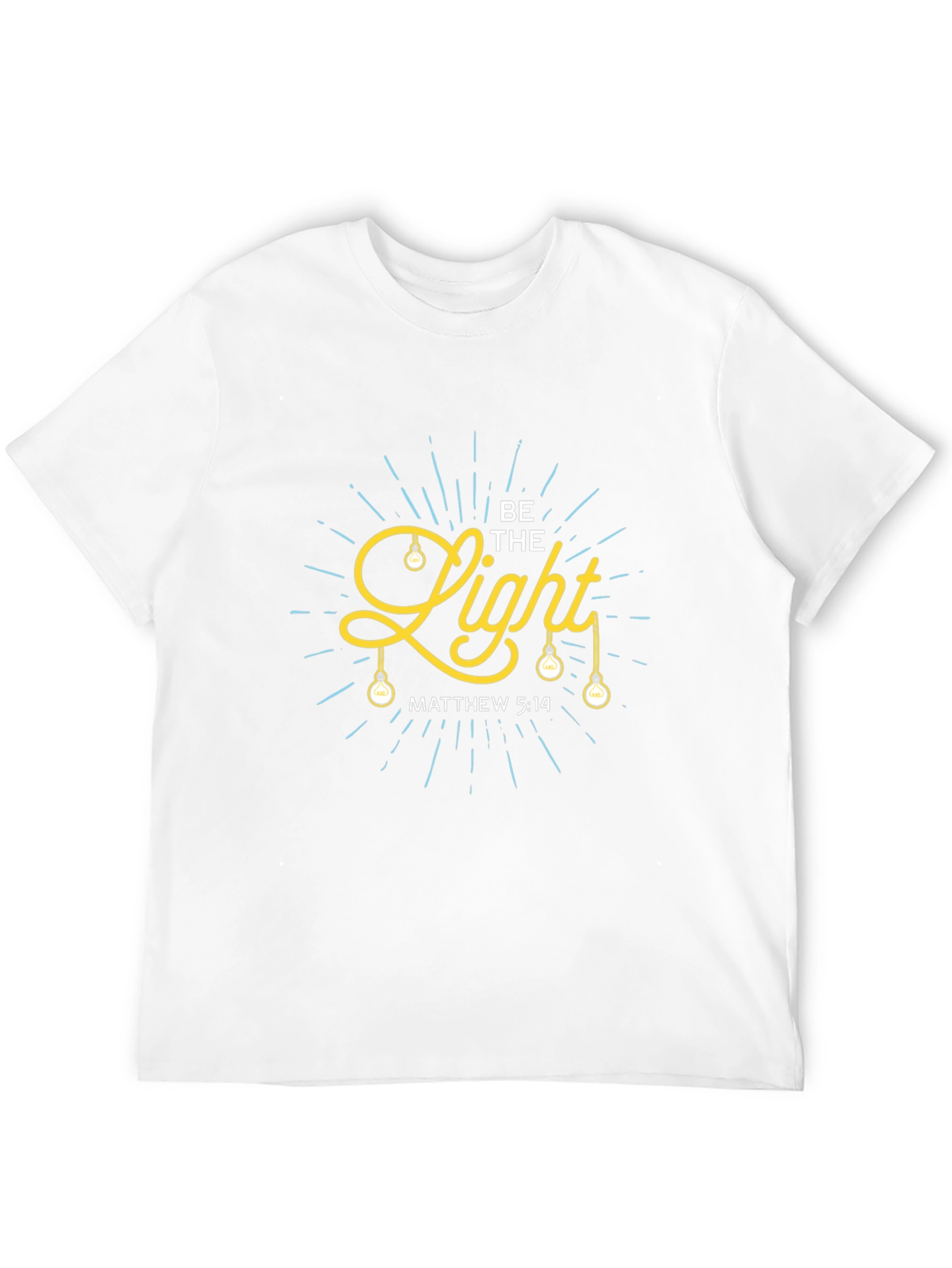 Be The Light Graphic T-Shirt - Christian Apparel