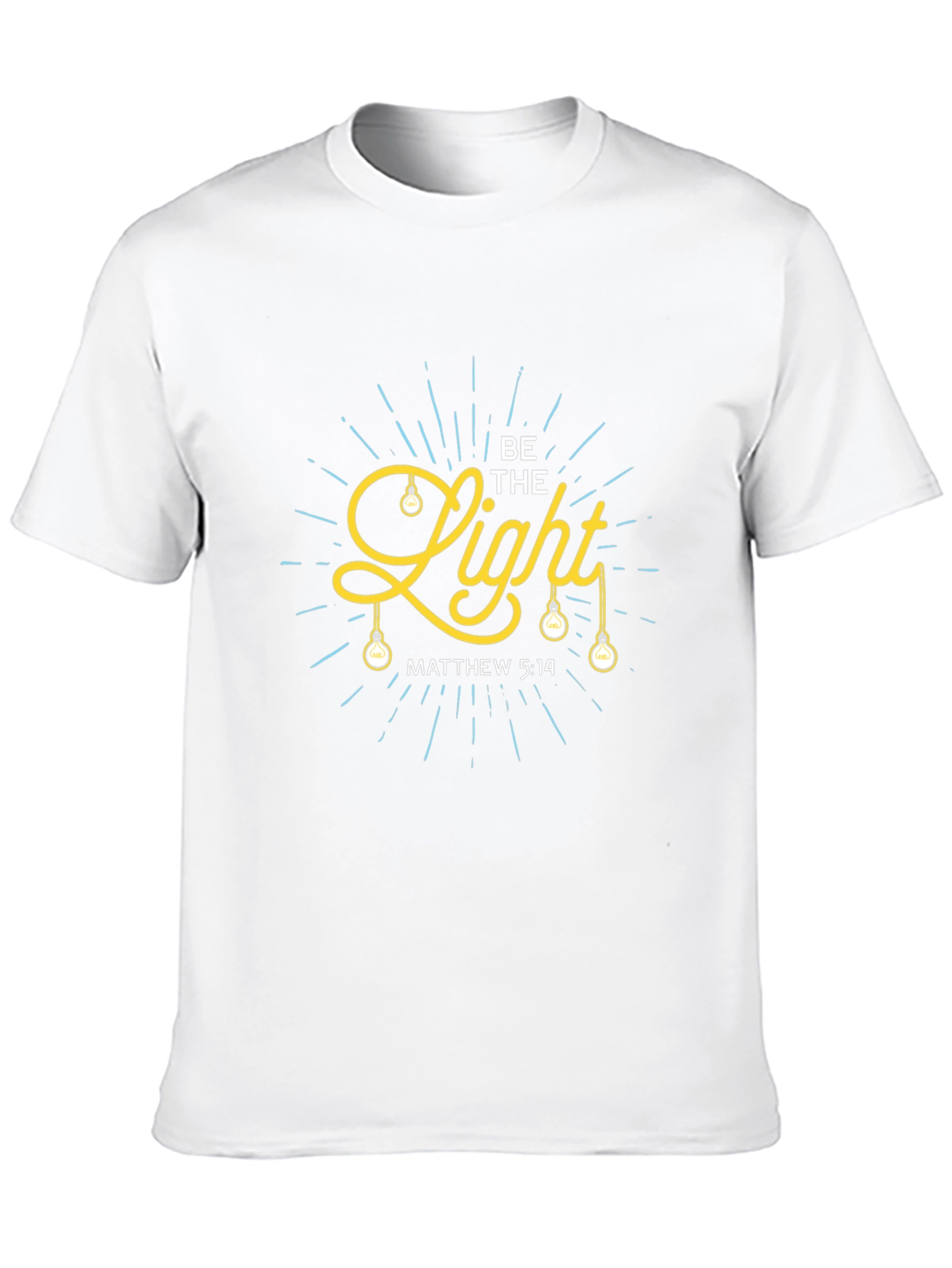 Be The Light Graphic T-Shirt - Christian Apparel