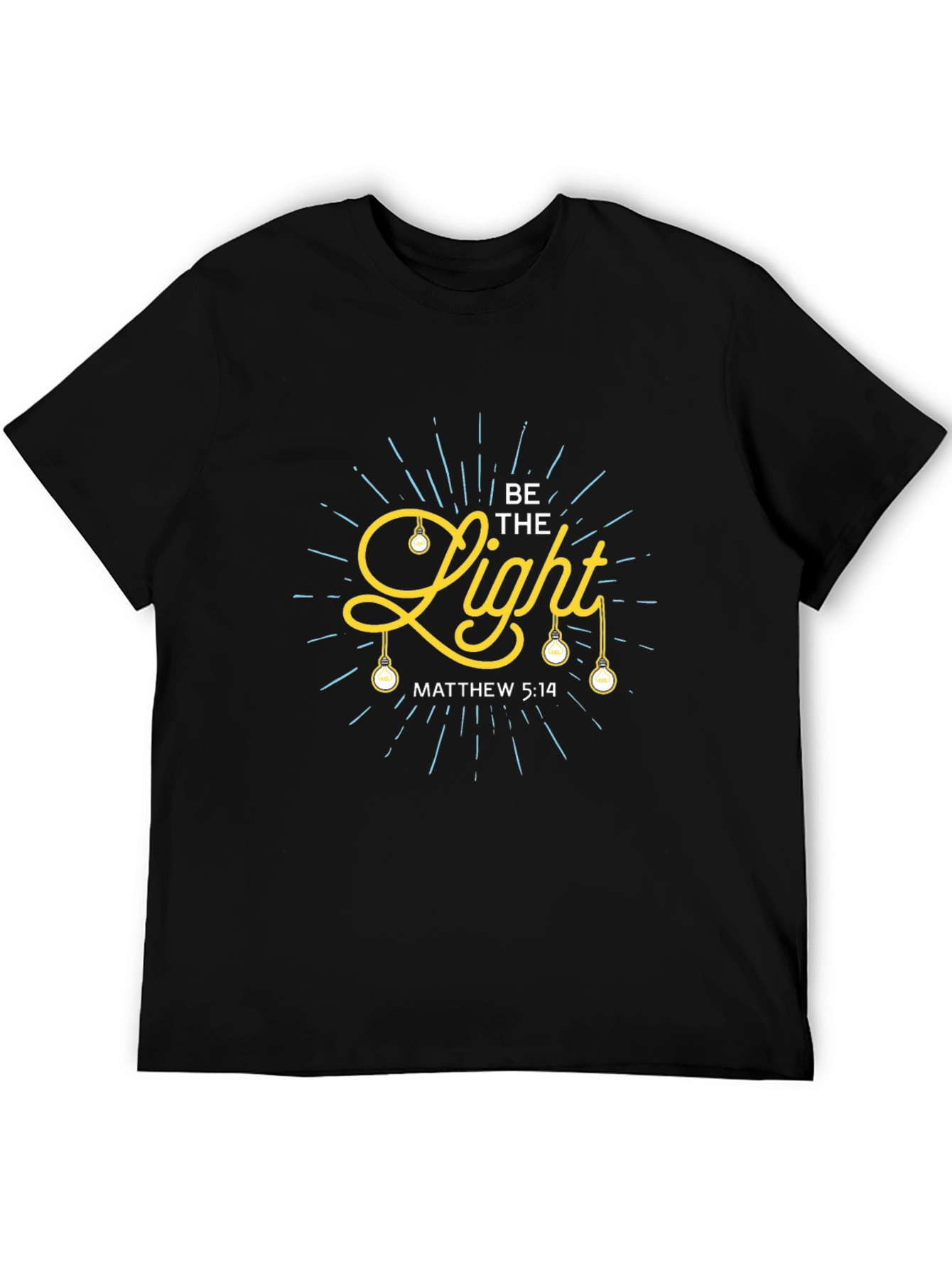 Be The Light Graphic T-Shirt - Christian Apparel