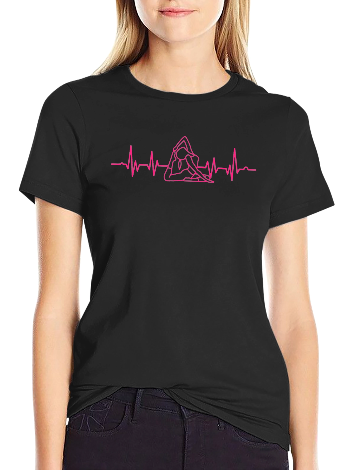 Yoga Heartbeat T-Shirt - Meditate in Style