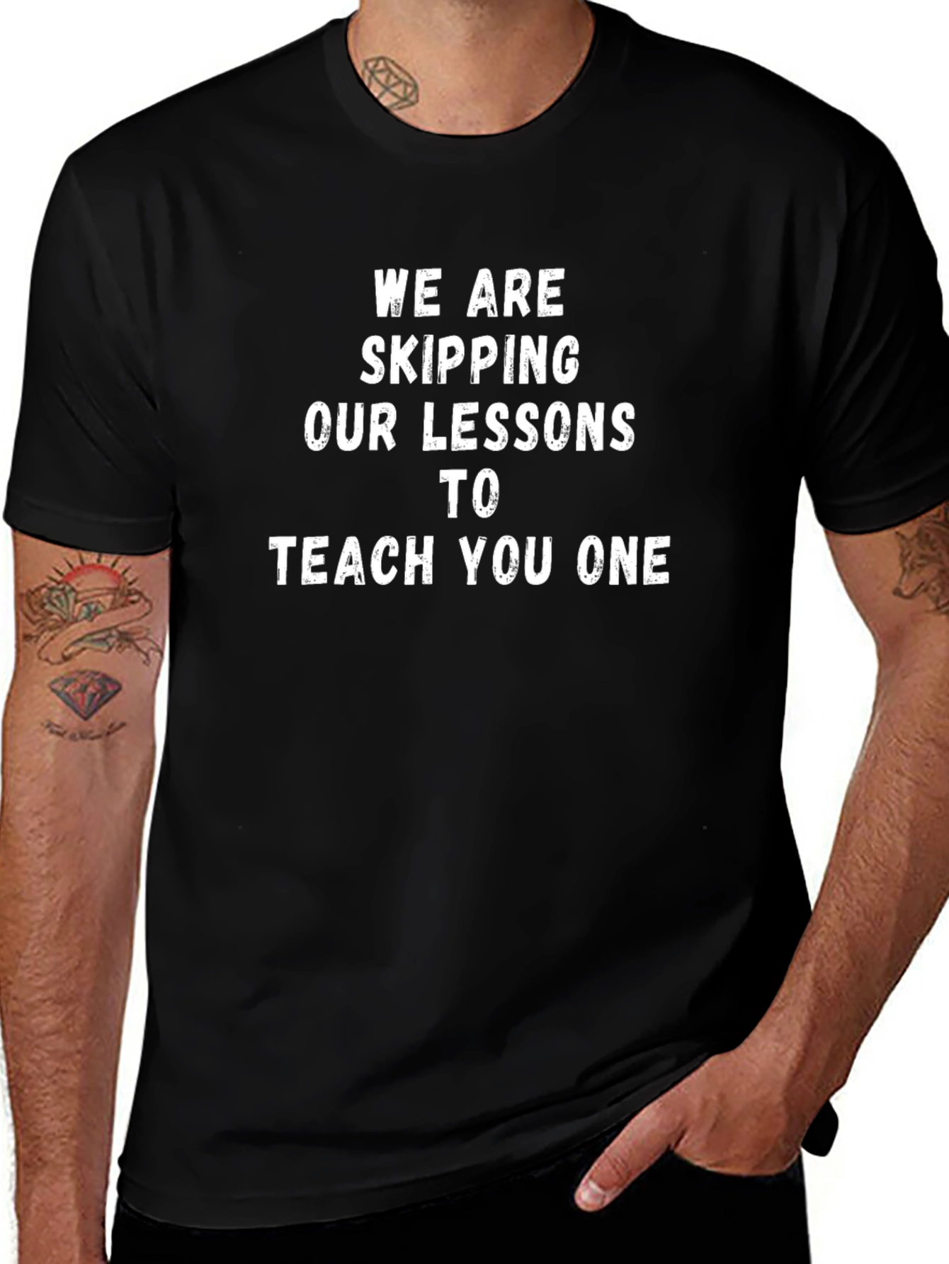 Funny Teaching T-Shirt - Skipping Lessons to Teach You