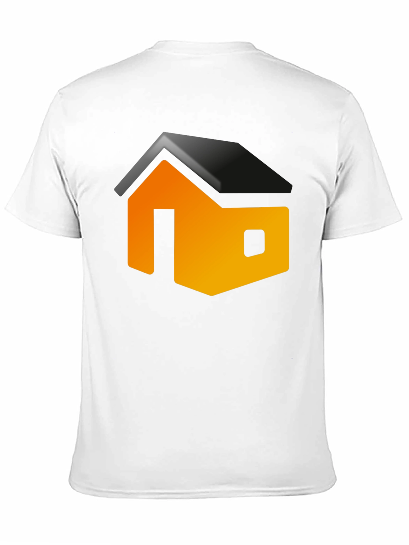 Modern House Graphic T-Shirt - Black