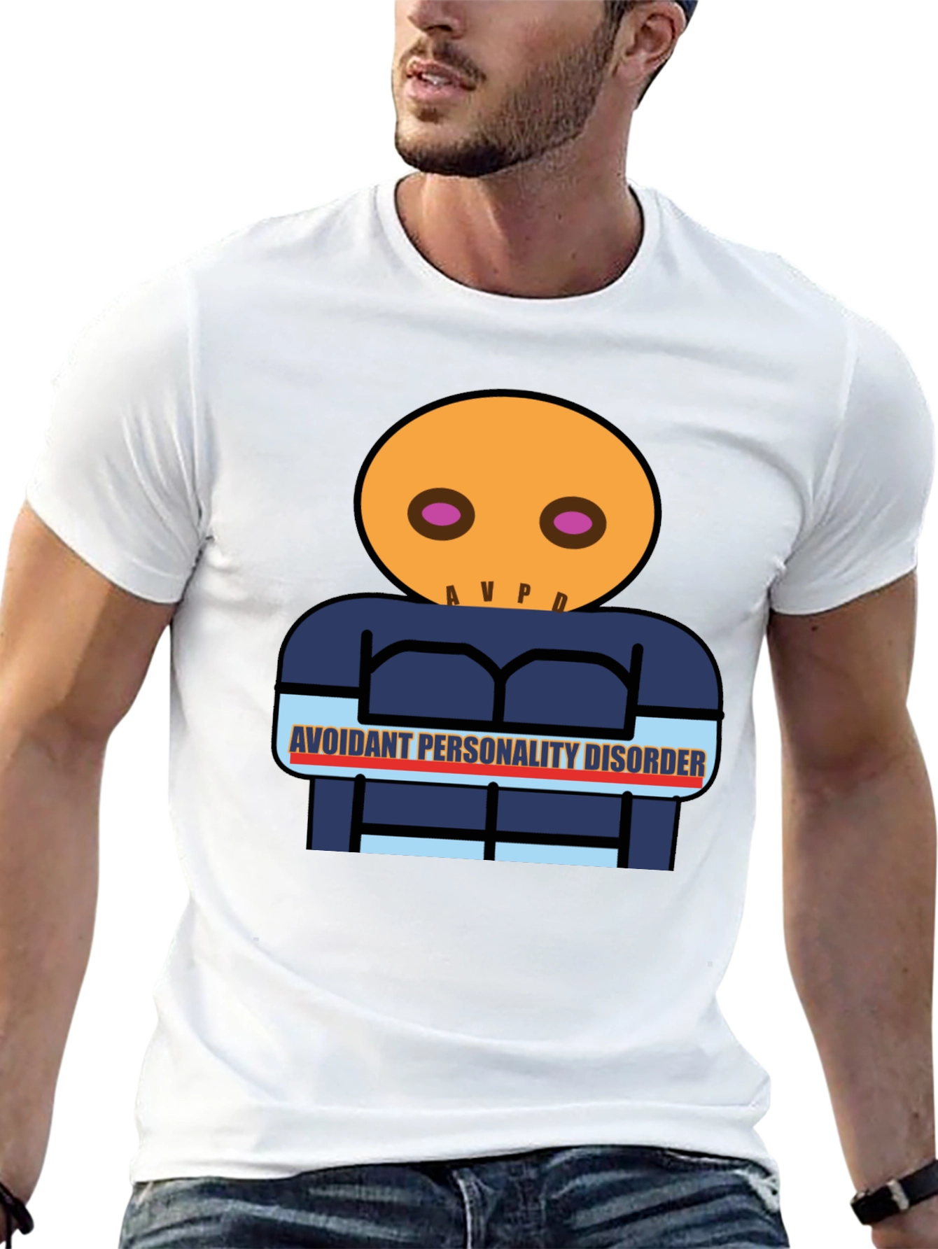 AVPD Graphic T-Shirt - Avoidant Personality Disorder