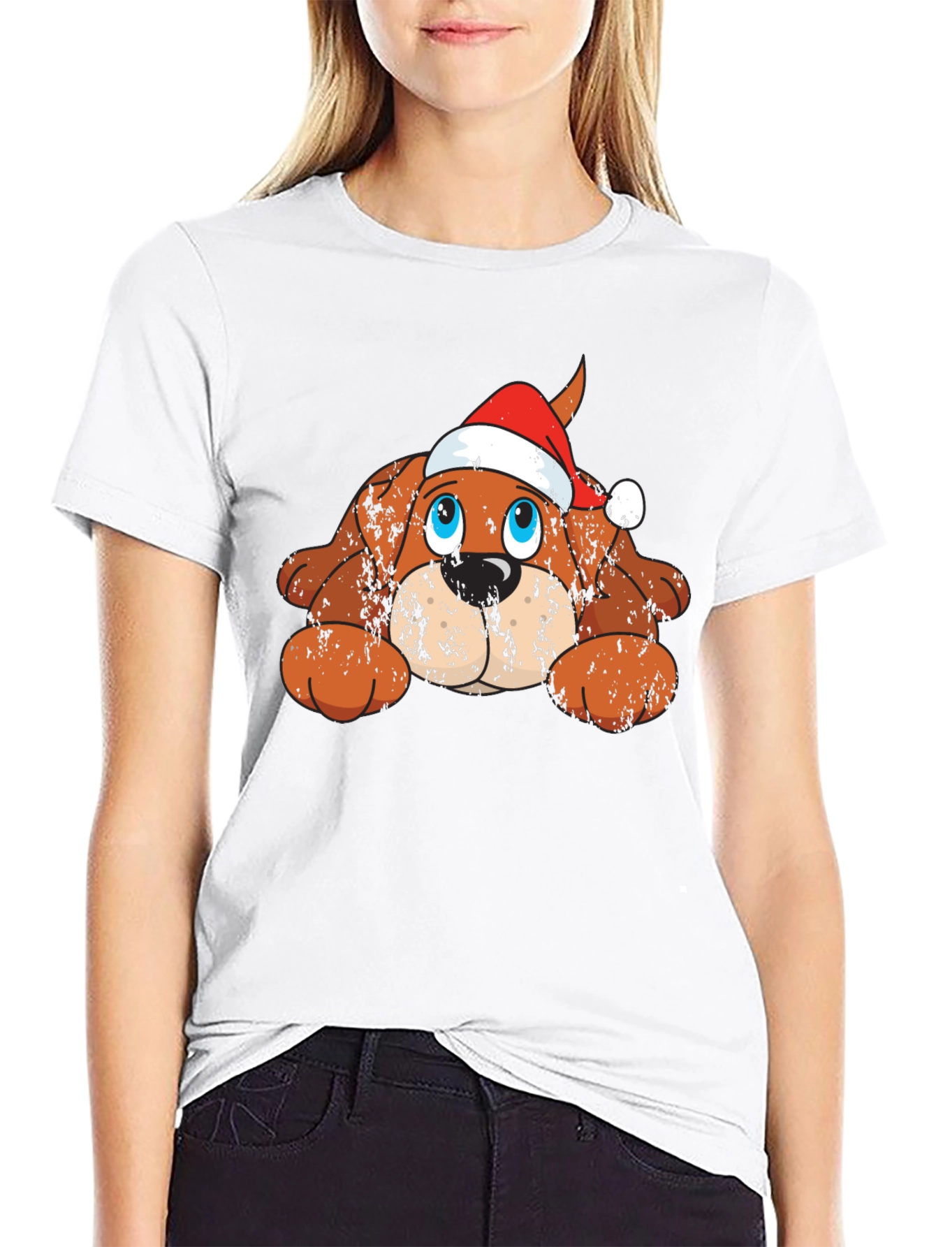 Festive Dog Graphic Tee