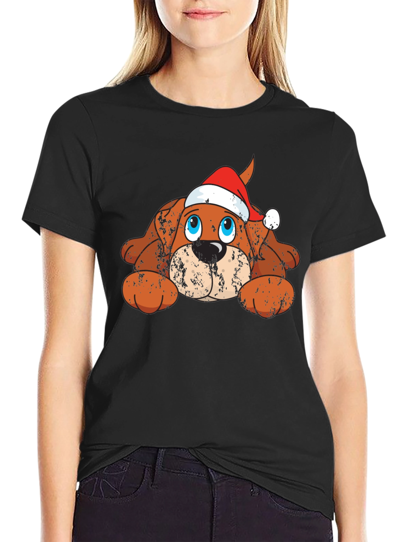 Festive Dog Graphic Tee