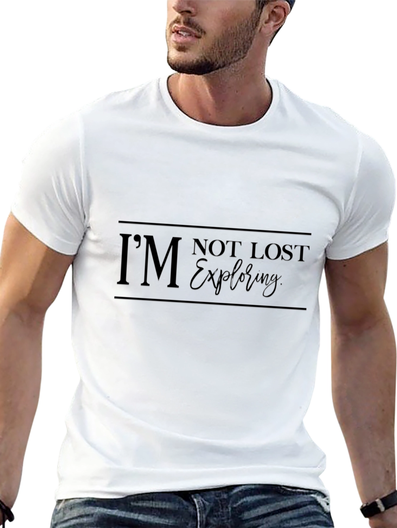 Im Not Lost Exploring Graphic T-Shirt