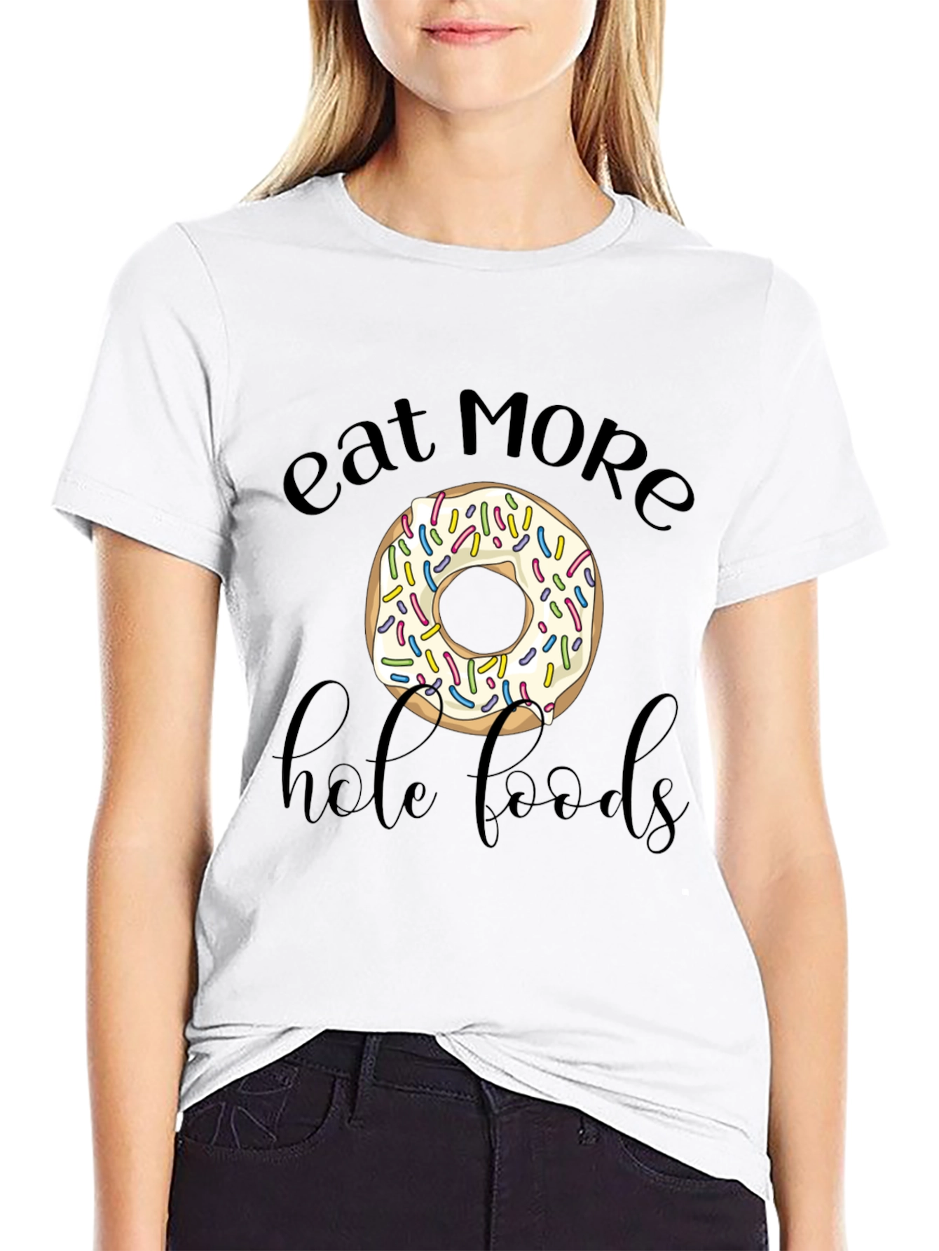 Eat More Hole Foods Donut Graphic Tee